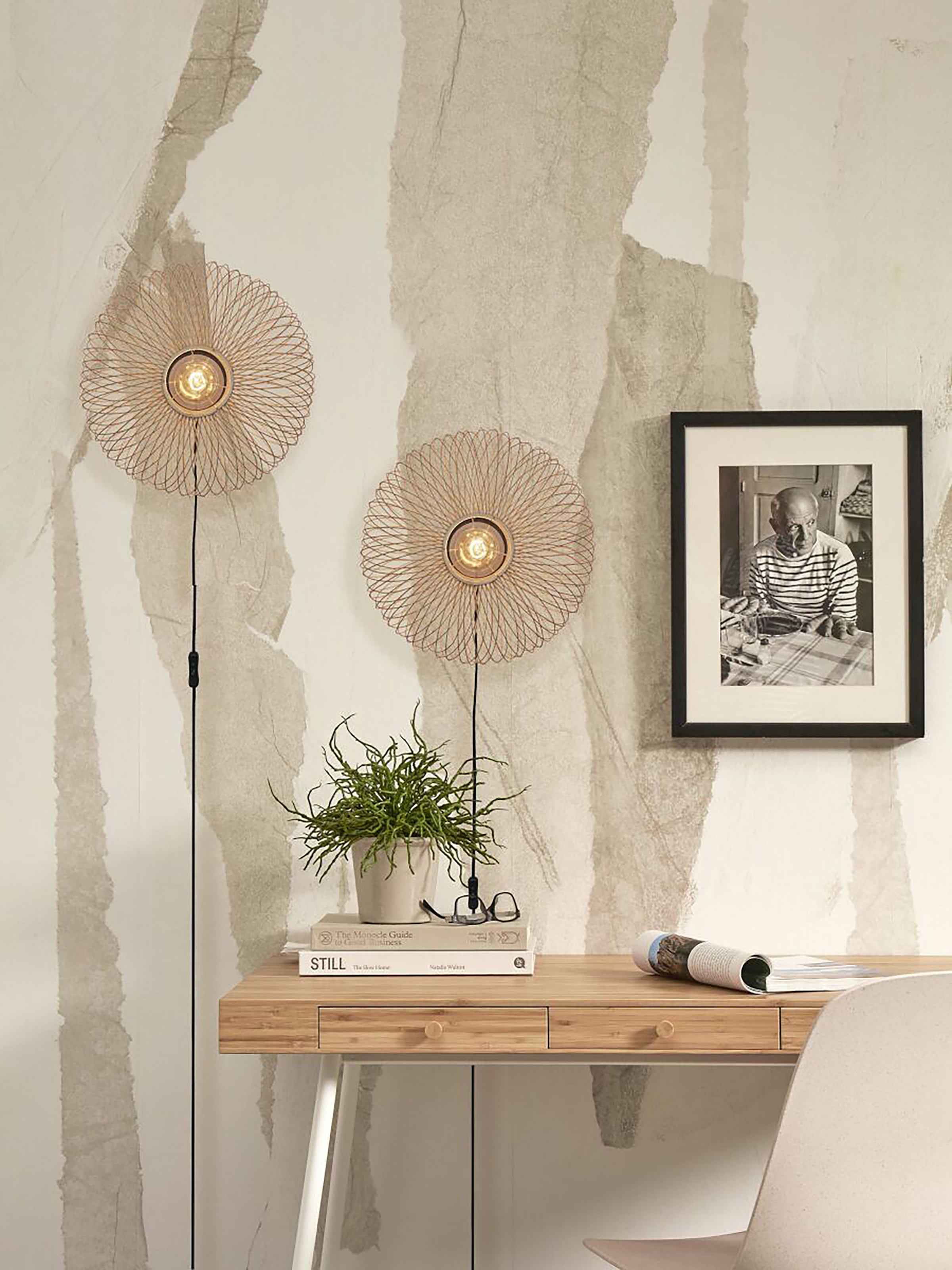 Cango Wall Lamp Bamboo Beige