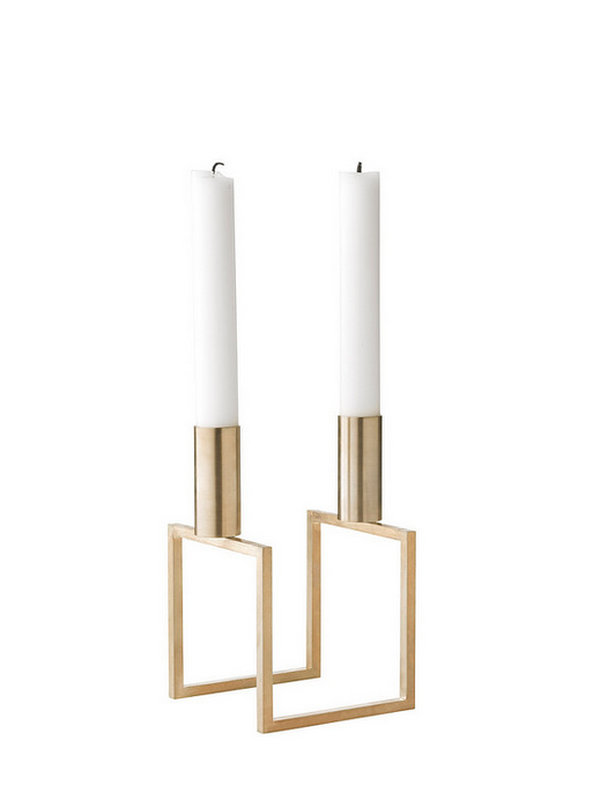 Line Kerzenhalter Gold