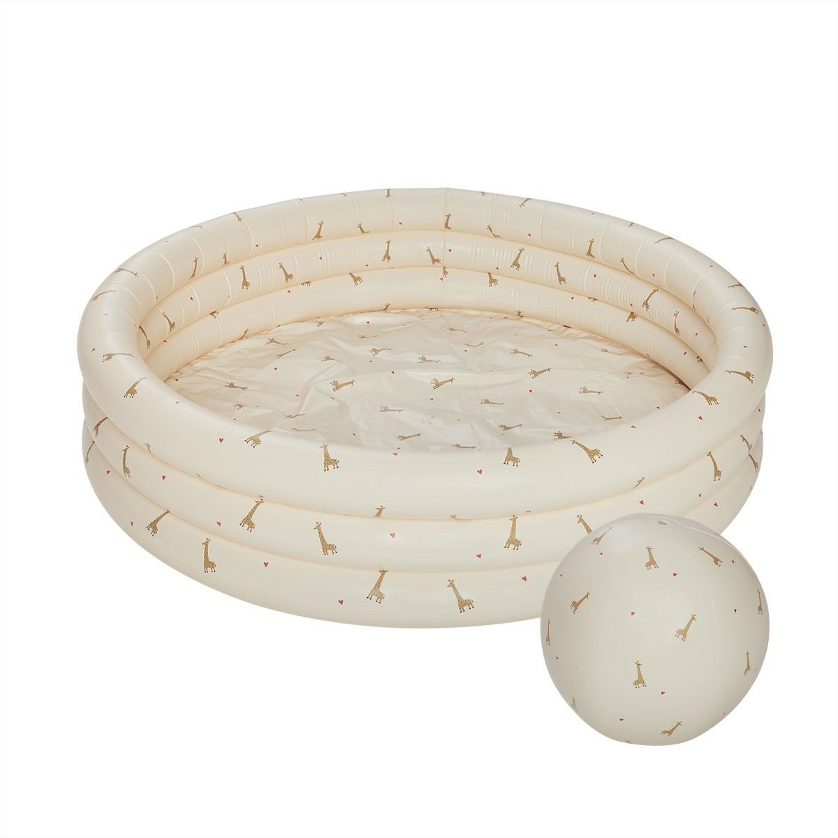 Giraffe Schwimmbad Groß & Strandball