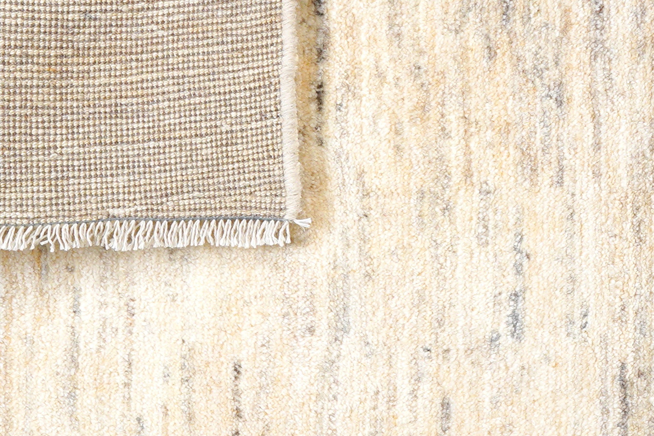 Rizbaf Gabbeh-Teppich Wolle Beige