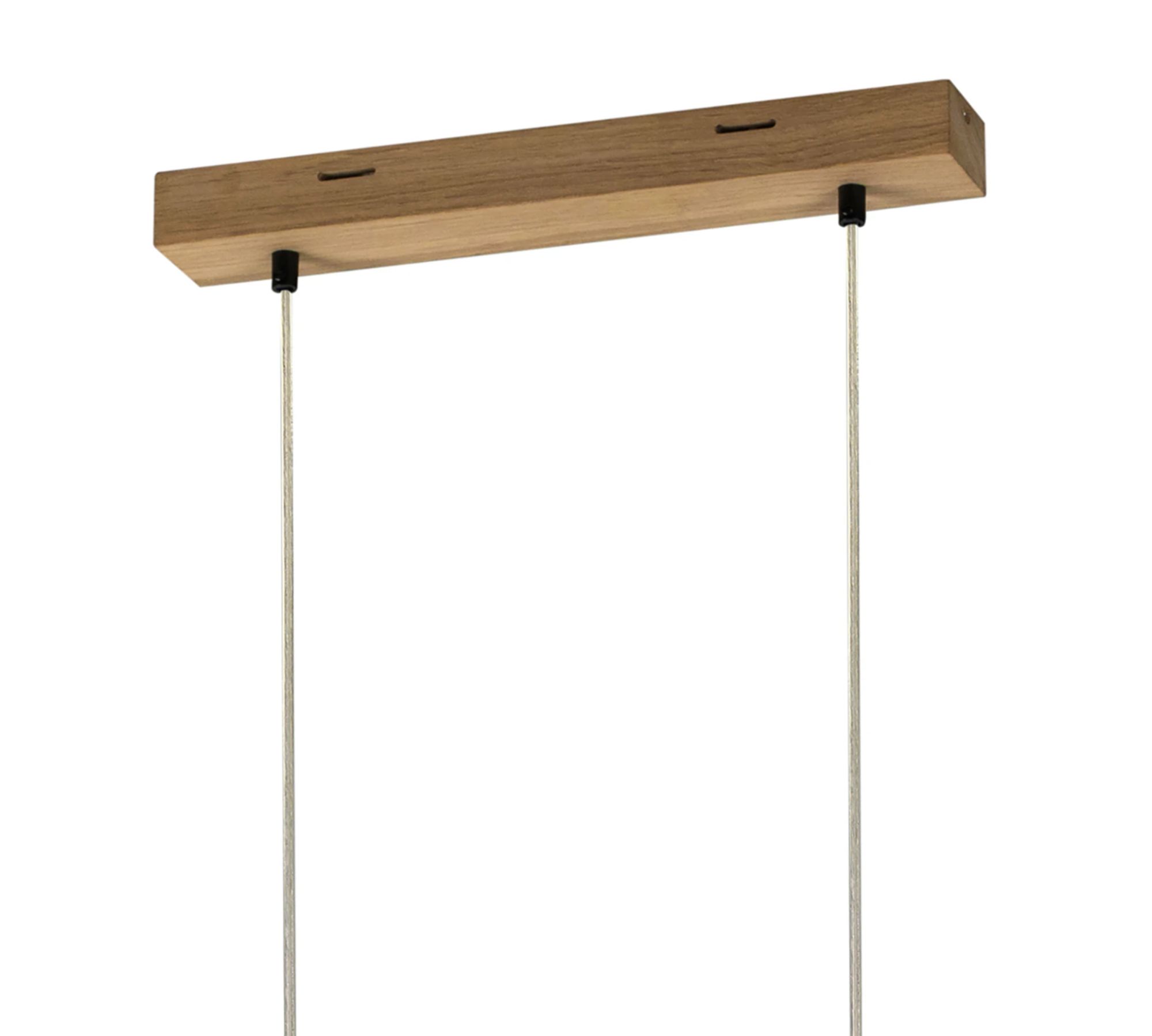 Pendelleuchte 4-flammig Holz