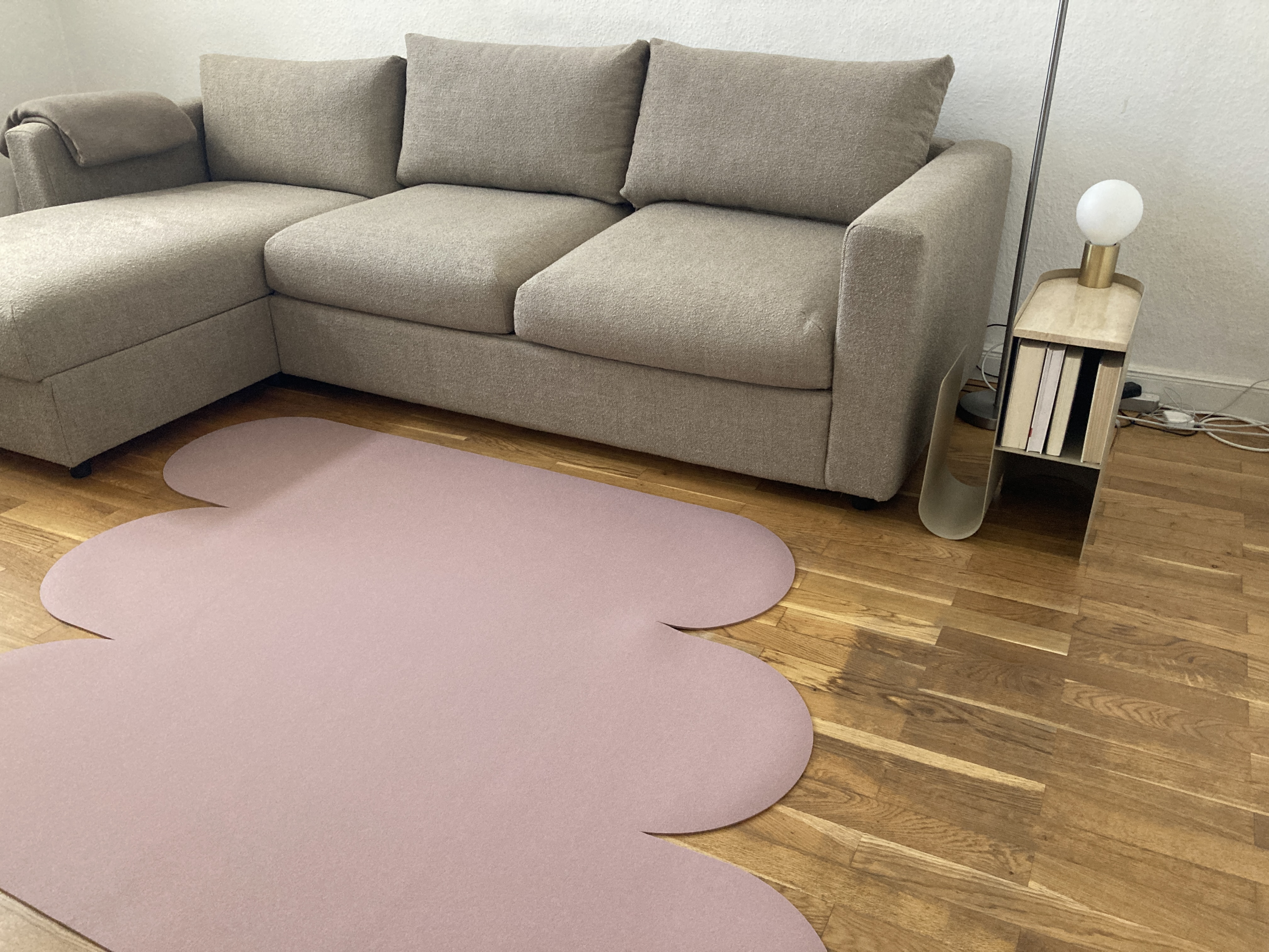 Graphics Rug Wool Pink