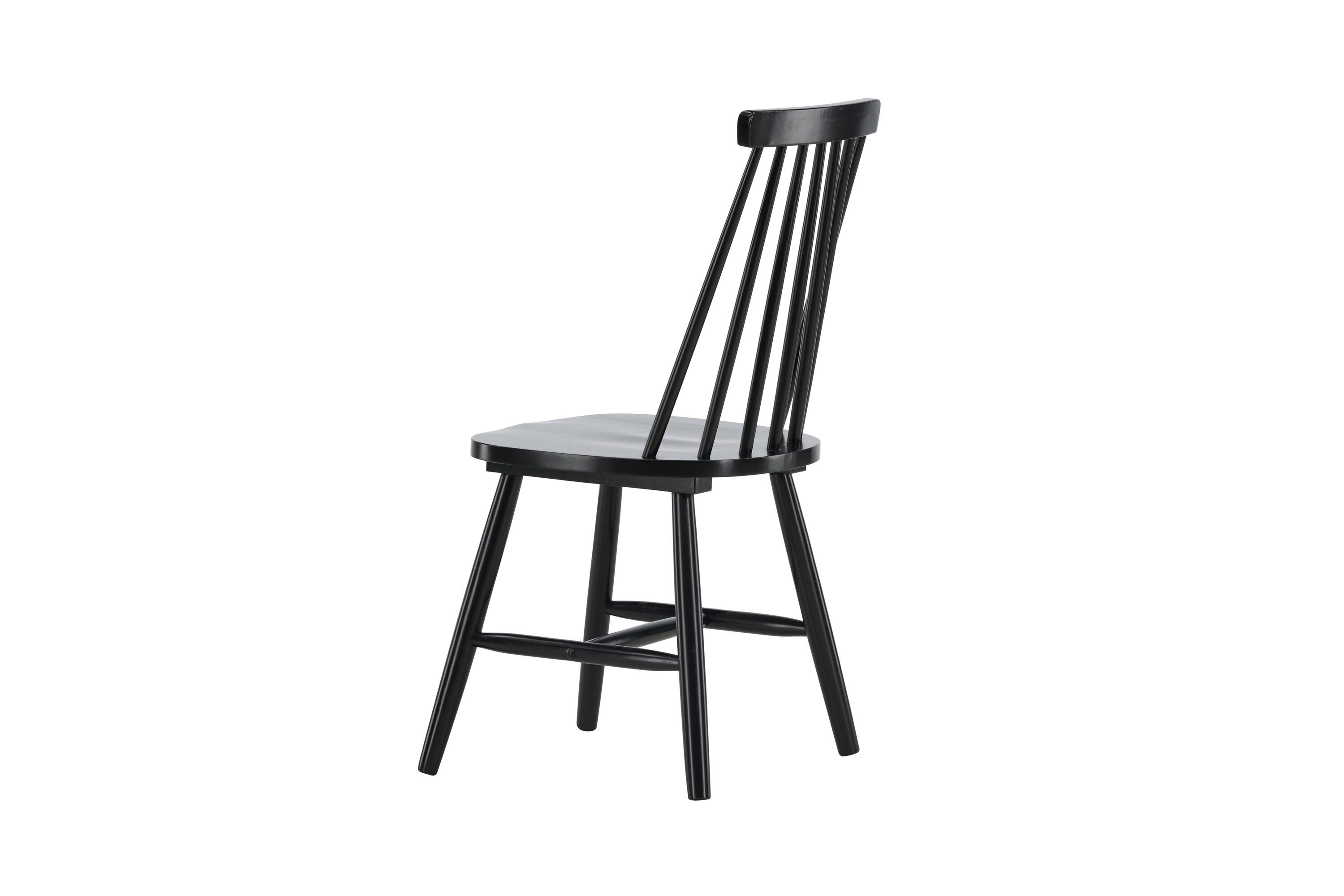 Lönneberga 2x Dining chair set Rubberwood Black