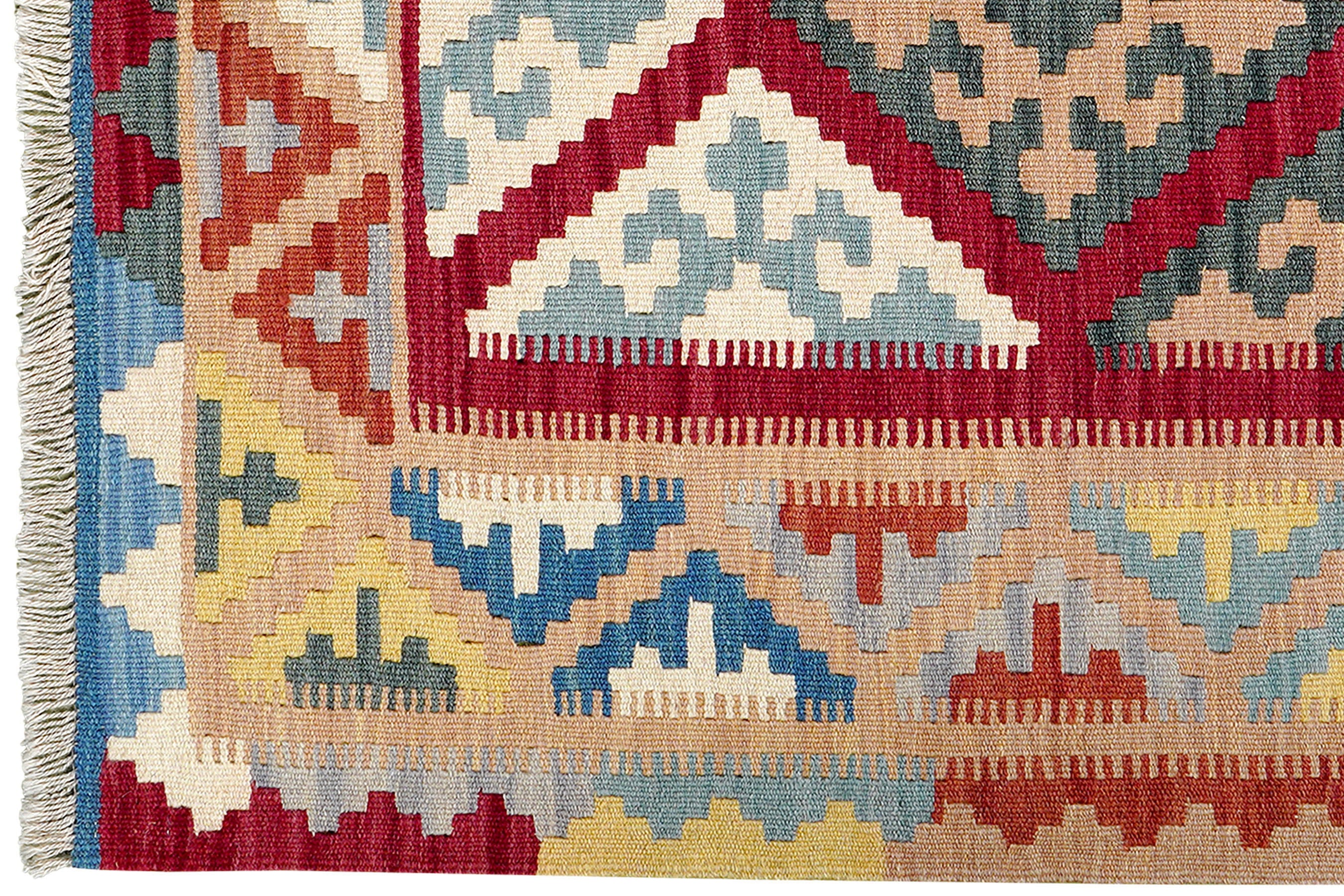 Kilim Gashgai Teppich Mehrfarbig