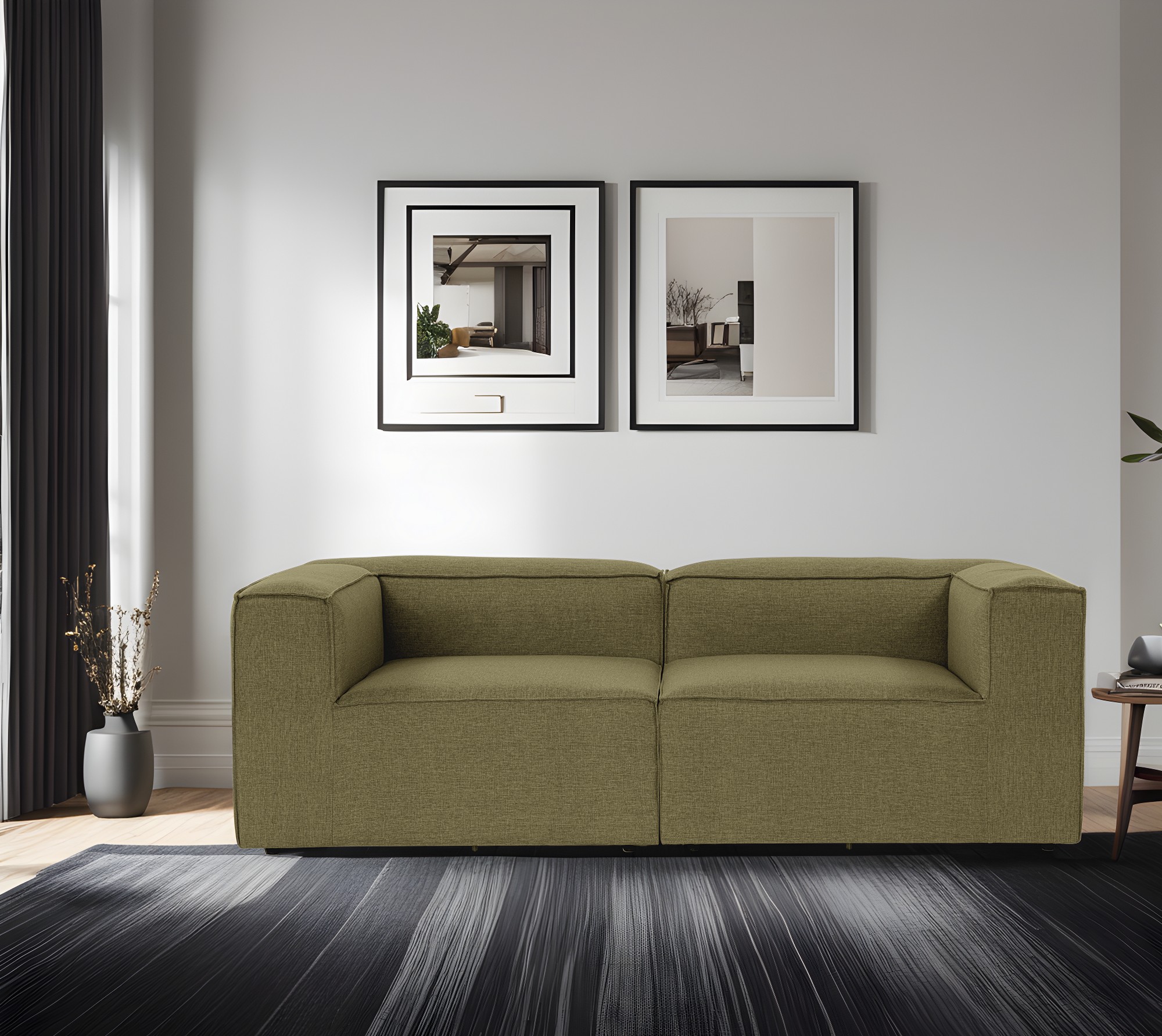 Fora 2-Sitzer Sofa Grün