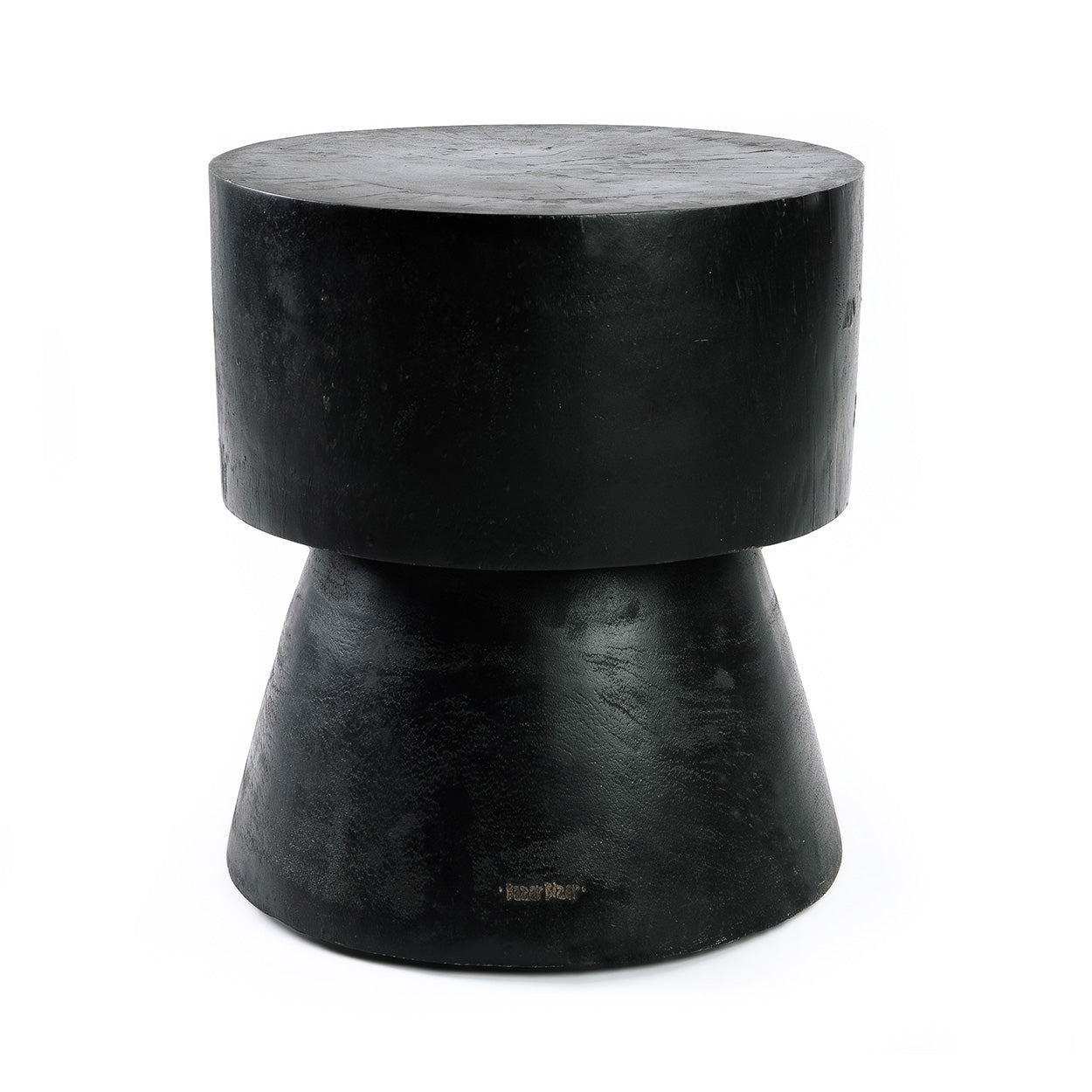 Der Warmi Hocker Schwarz ø40cm