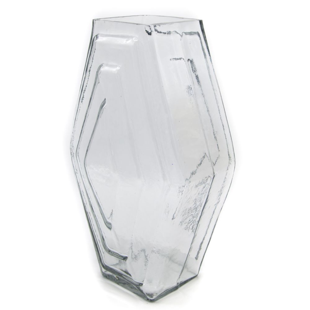 Infinite Hexagon Vase Glas Transparent