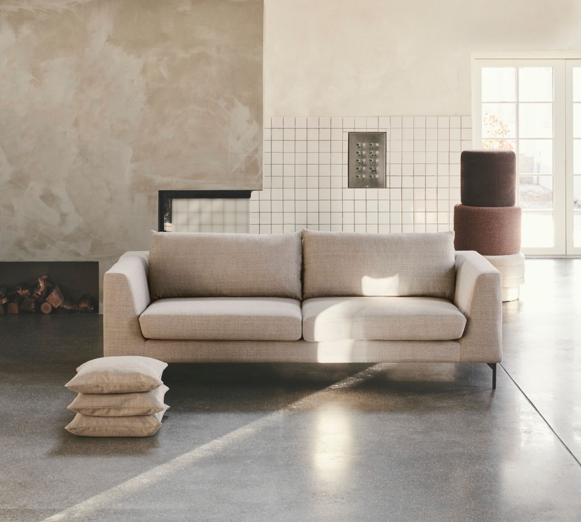 Noa Sofa 3-Sitzer Planet Grey Green