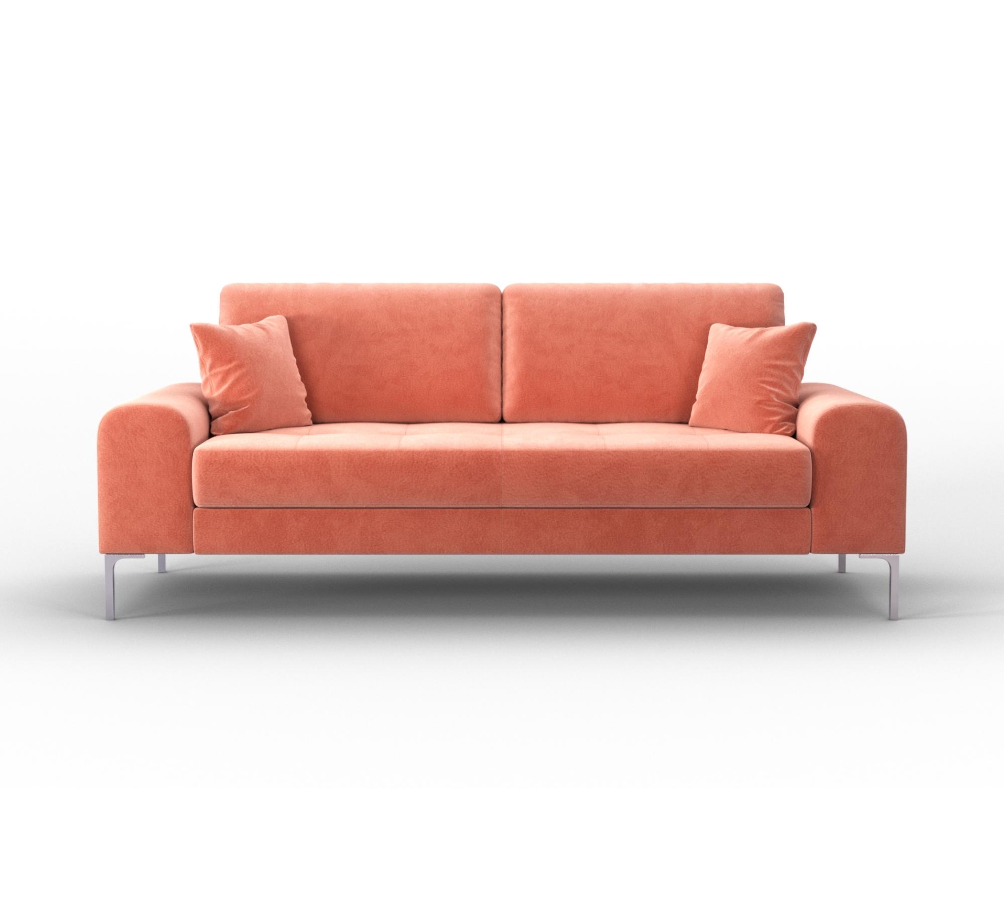 Rime Sofa 2-Sitzer Korall EU Produktion Öko-Tex 
