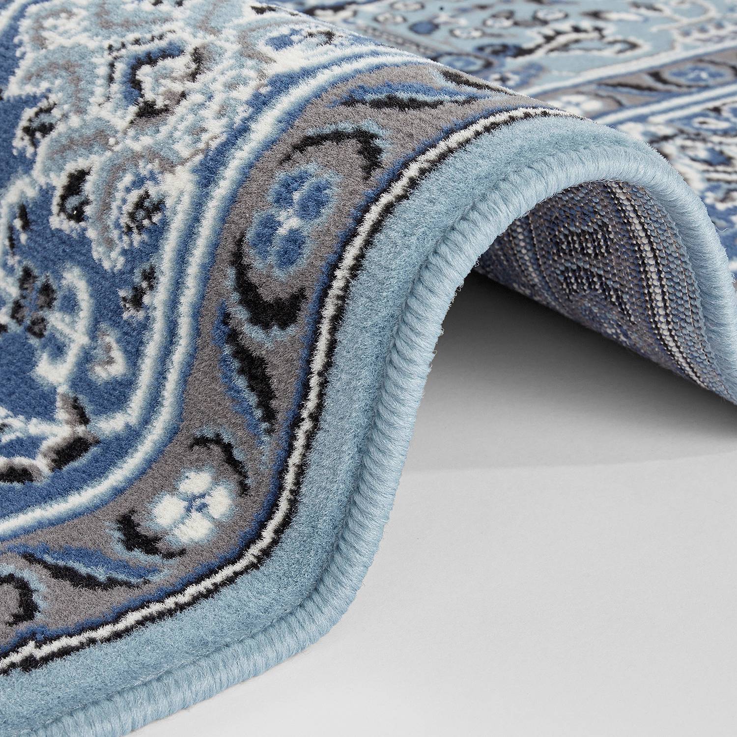 Läufer Skazar Isfahan Himmelblau