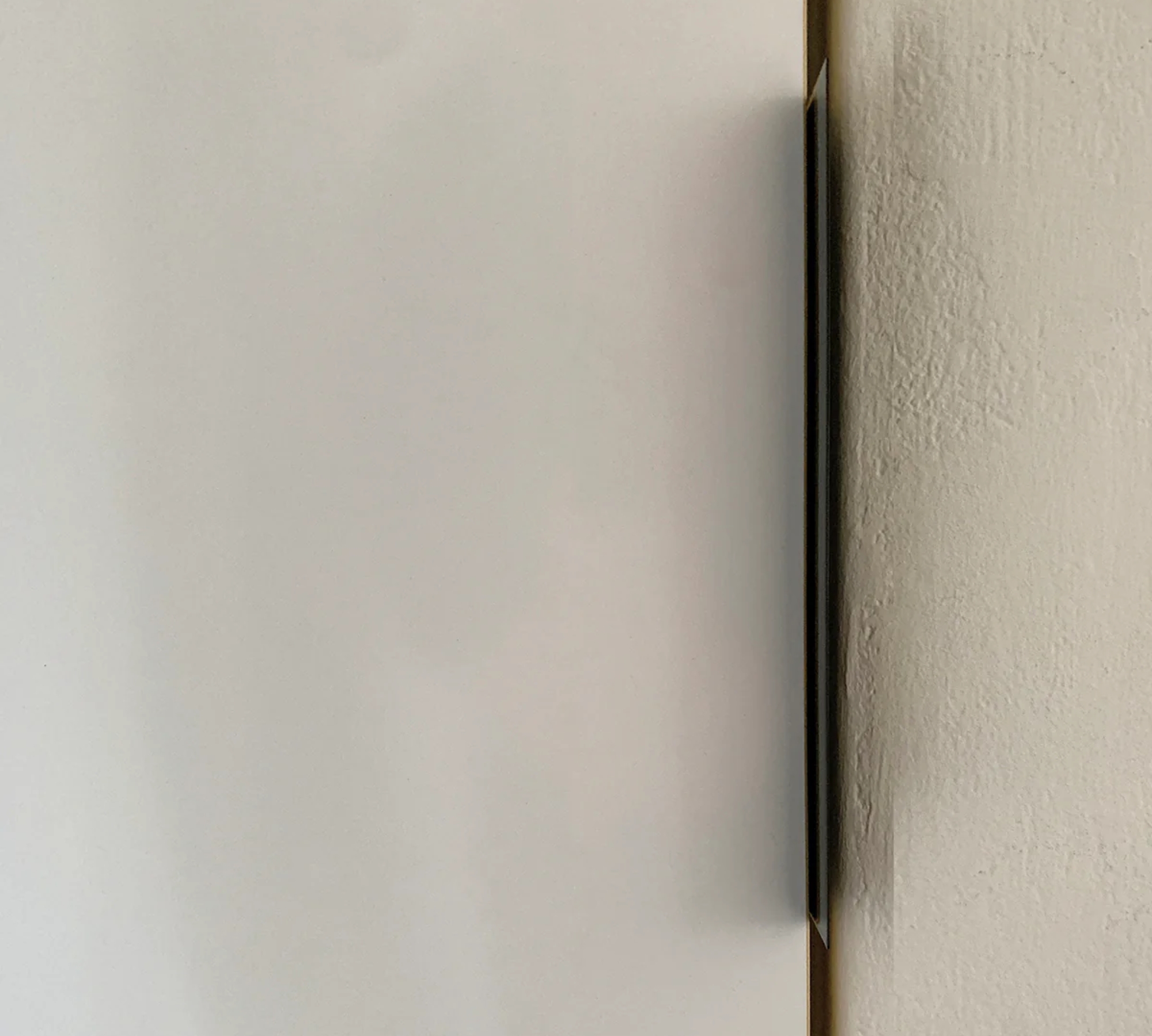 Cabinet door handle steel powder-coated black