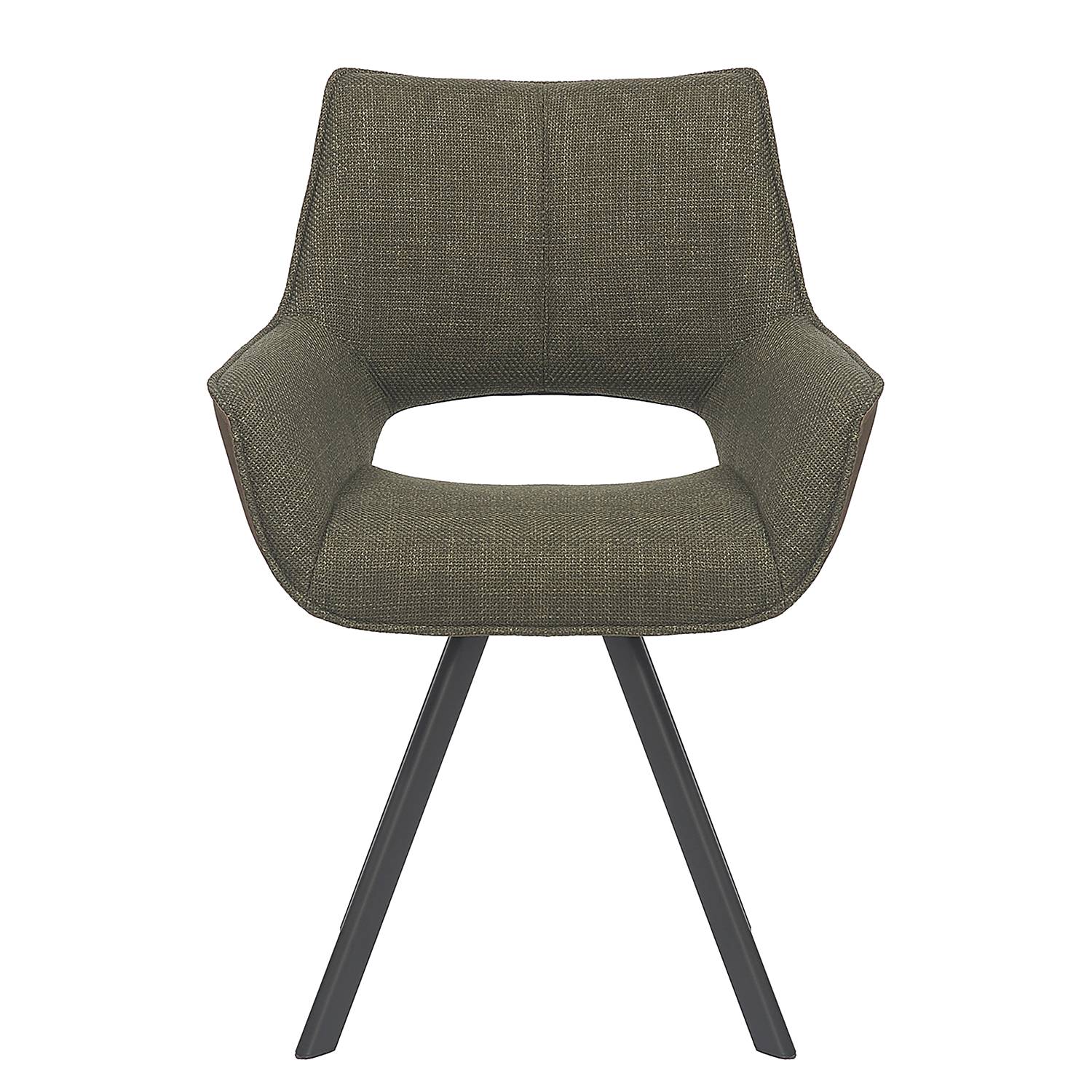 2x Armchair KISEL Dark Brown