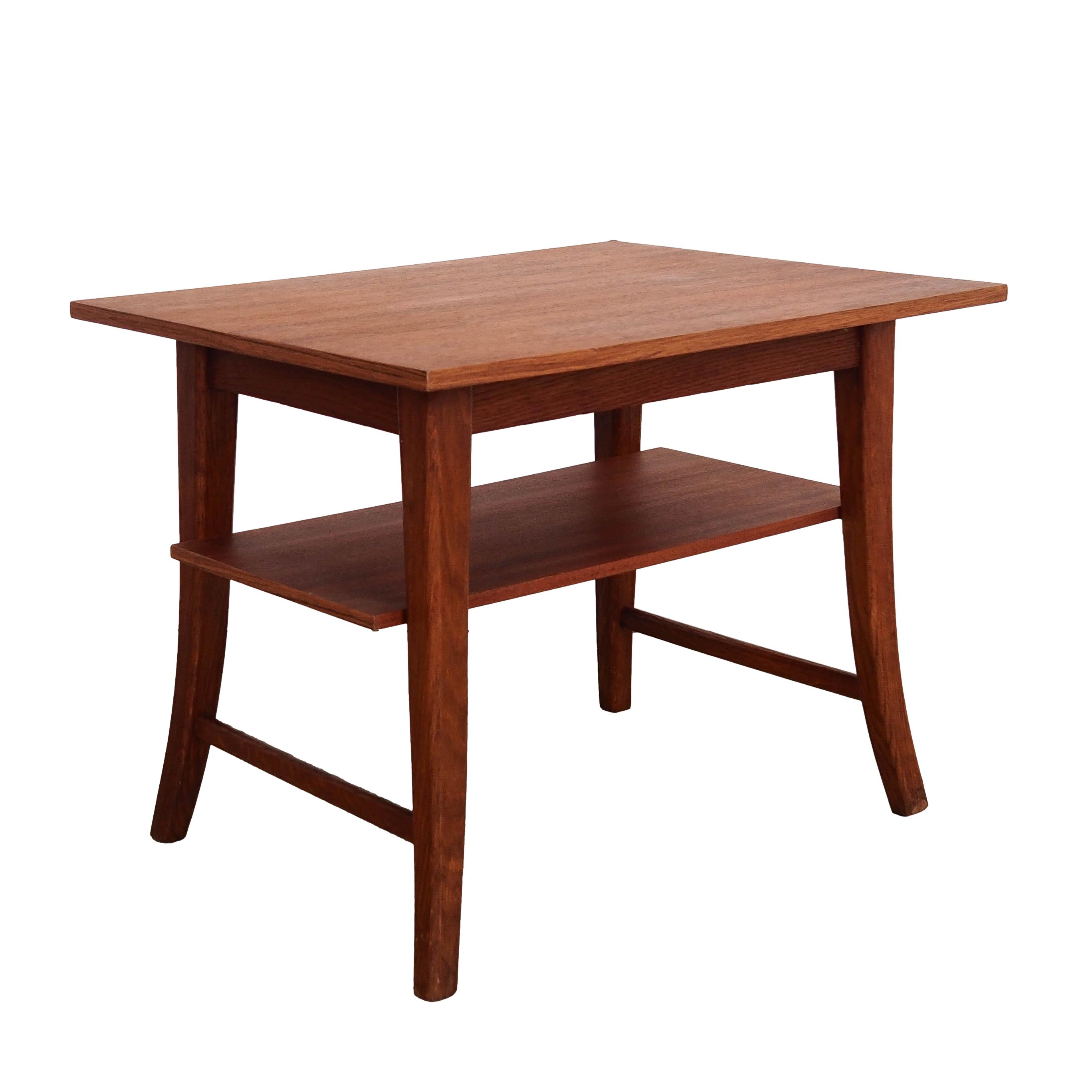 Teak Couchtisch Braun 1970er Jahre