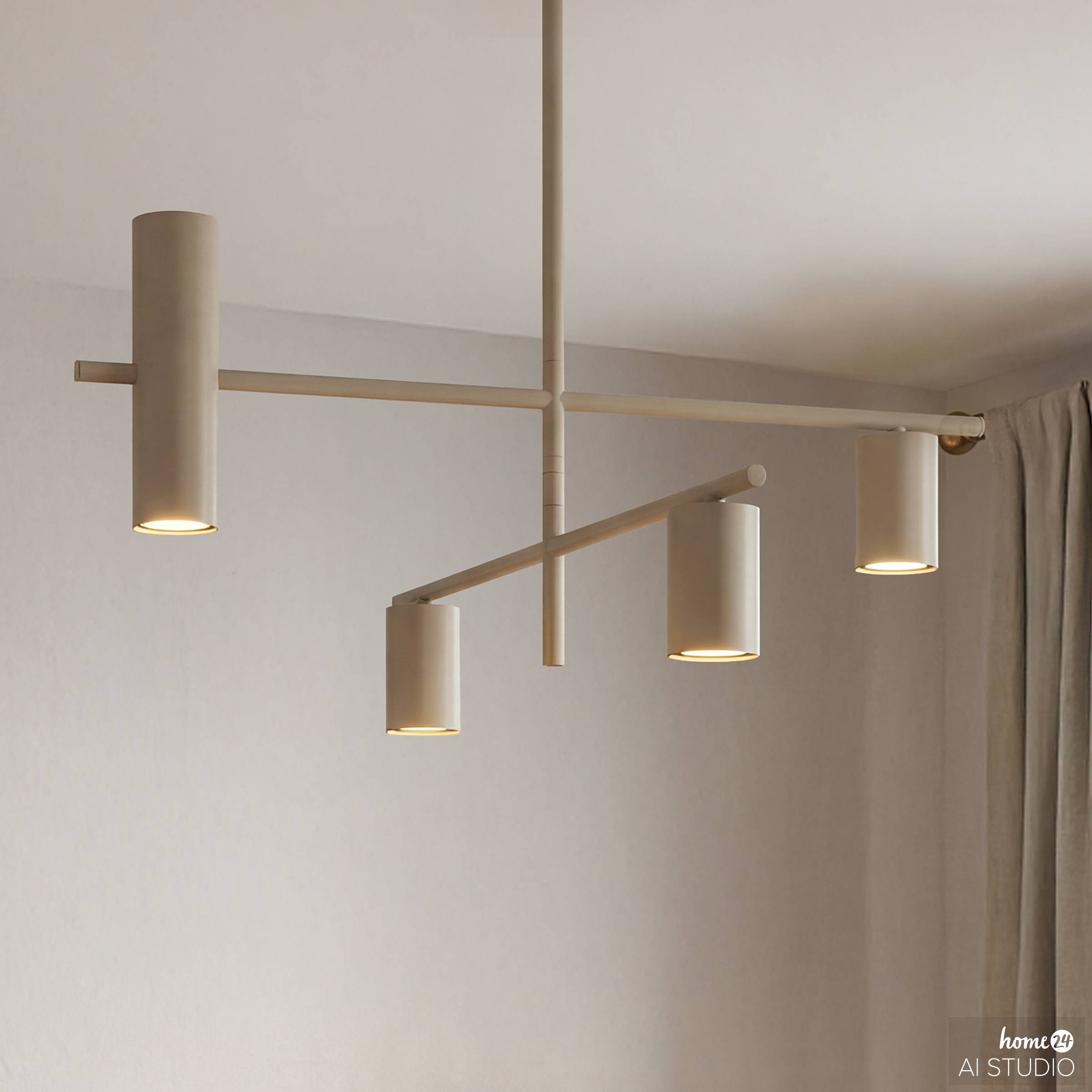 Ceiling light HOVIA 5-Light Cross arm Iron