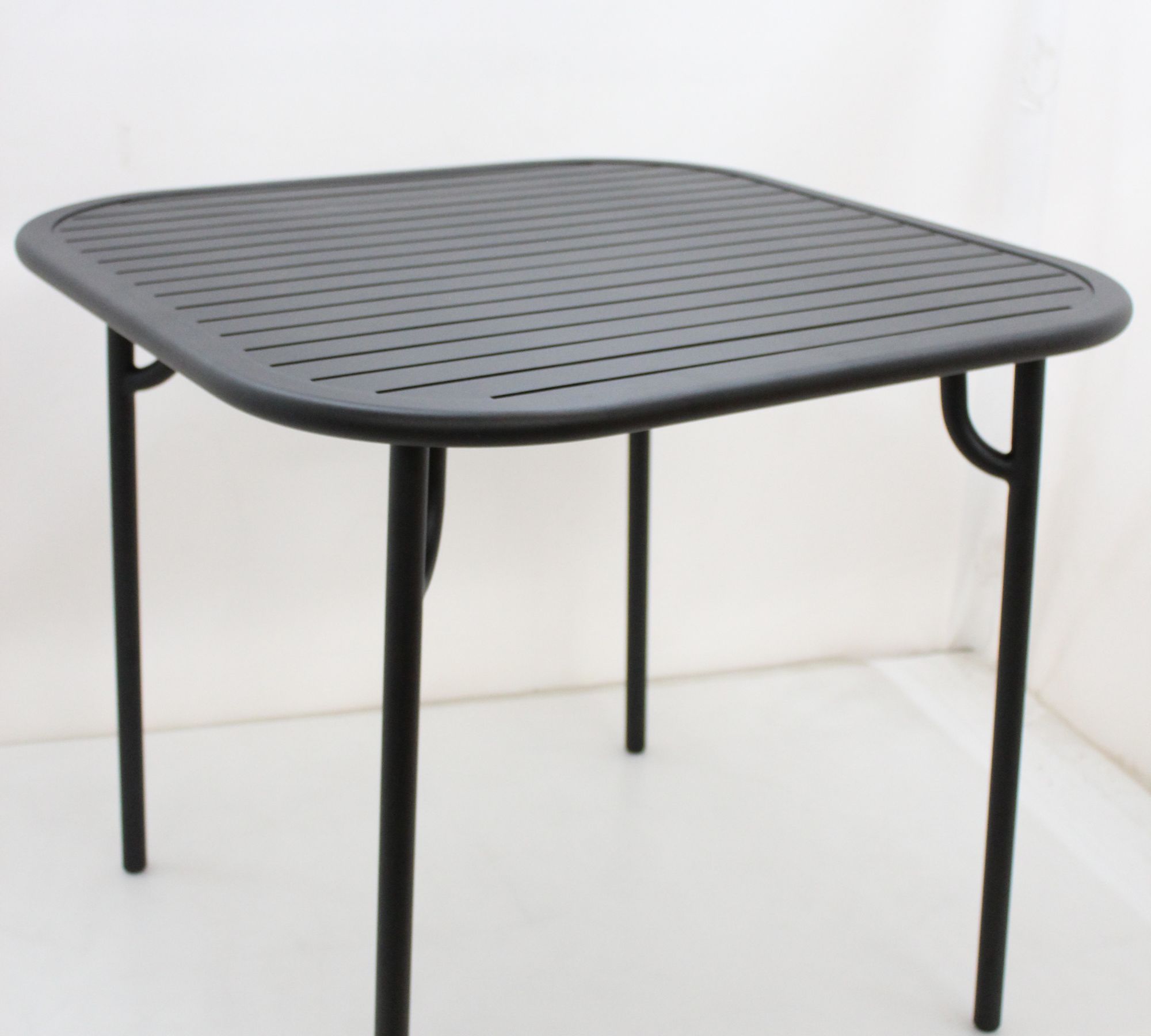 Week-End Gartentisch 85x85cm Schwarz