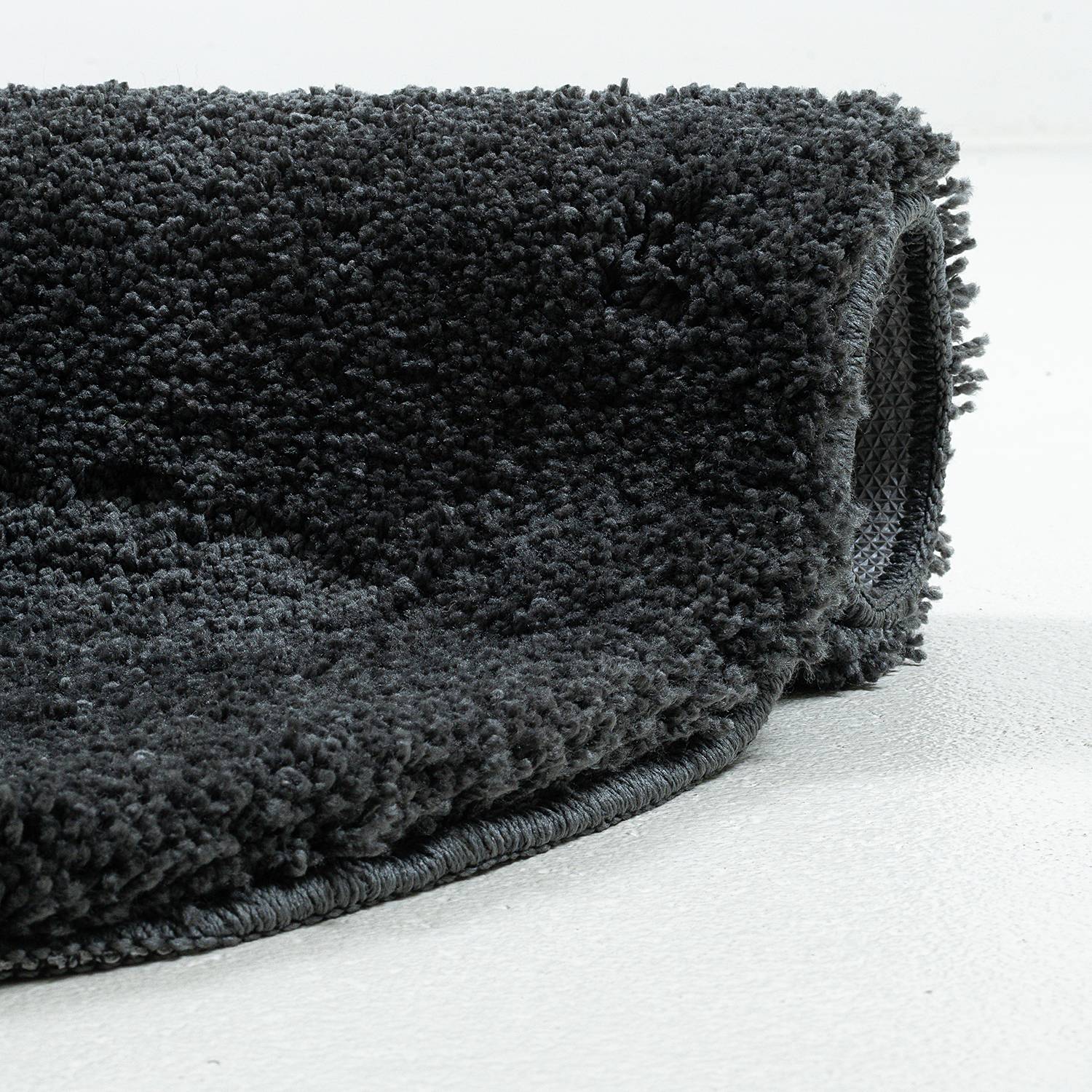 Badvorleger Cozy Bath Uni Oval Anthrazit