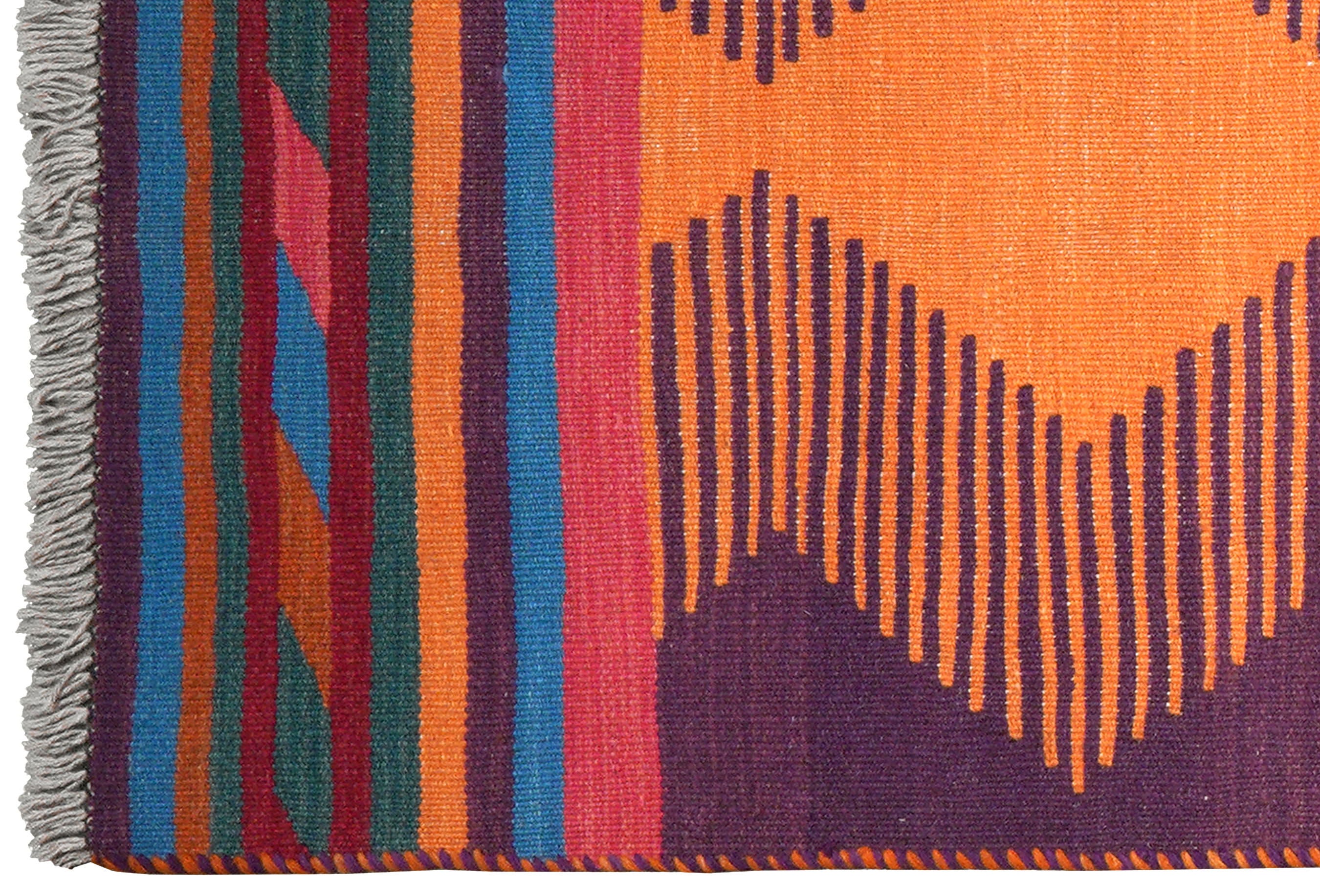 Kilim Gashgai Teppich Orange