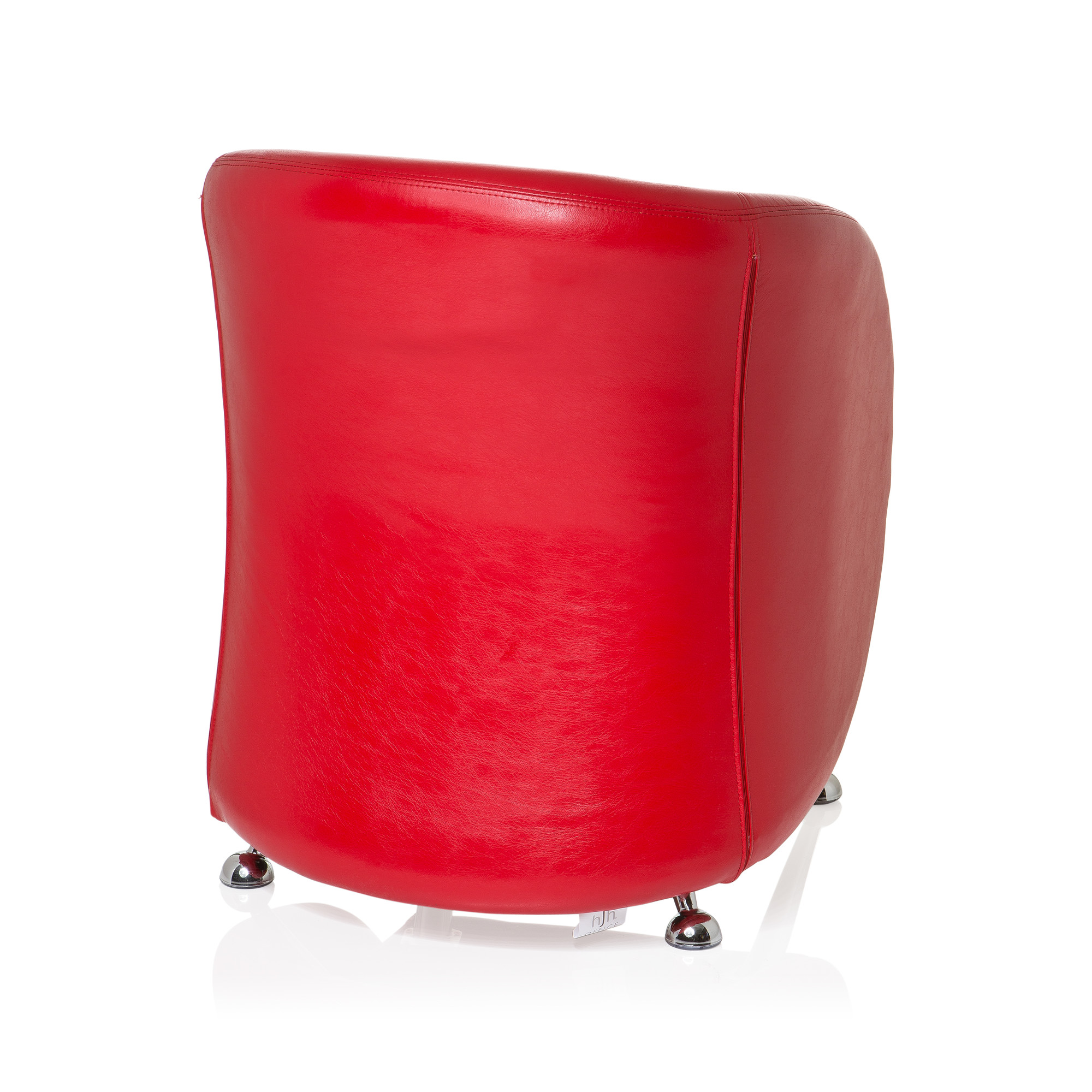 ST. LUCIA Office chair Faux leather Red