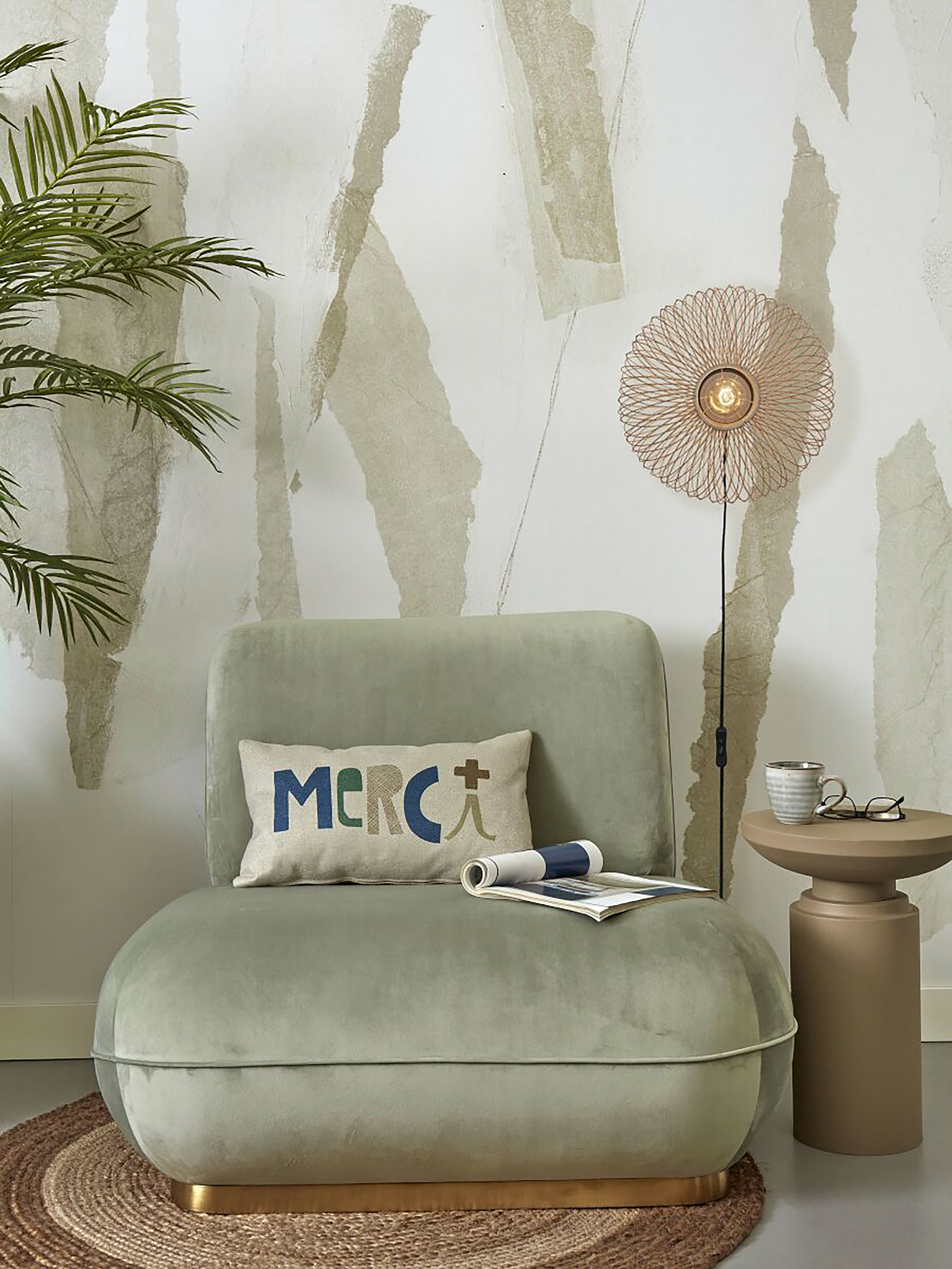 Cango Wall Lamp Bamboo Beige