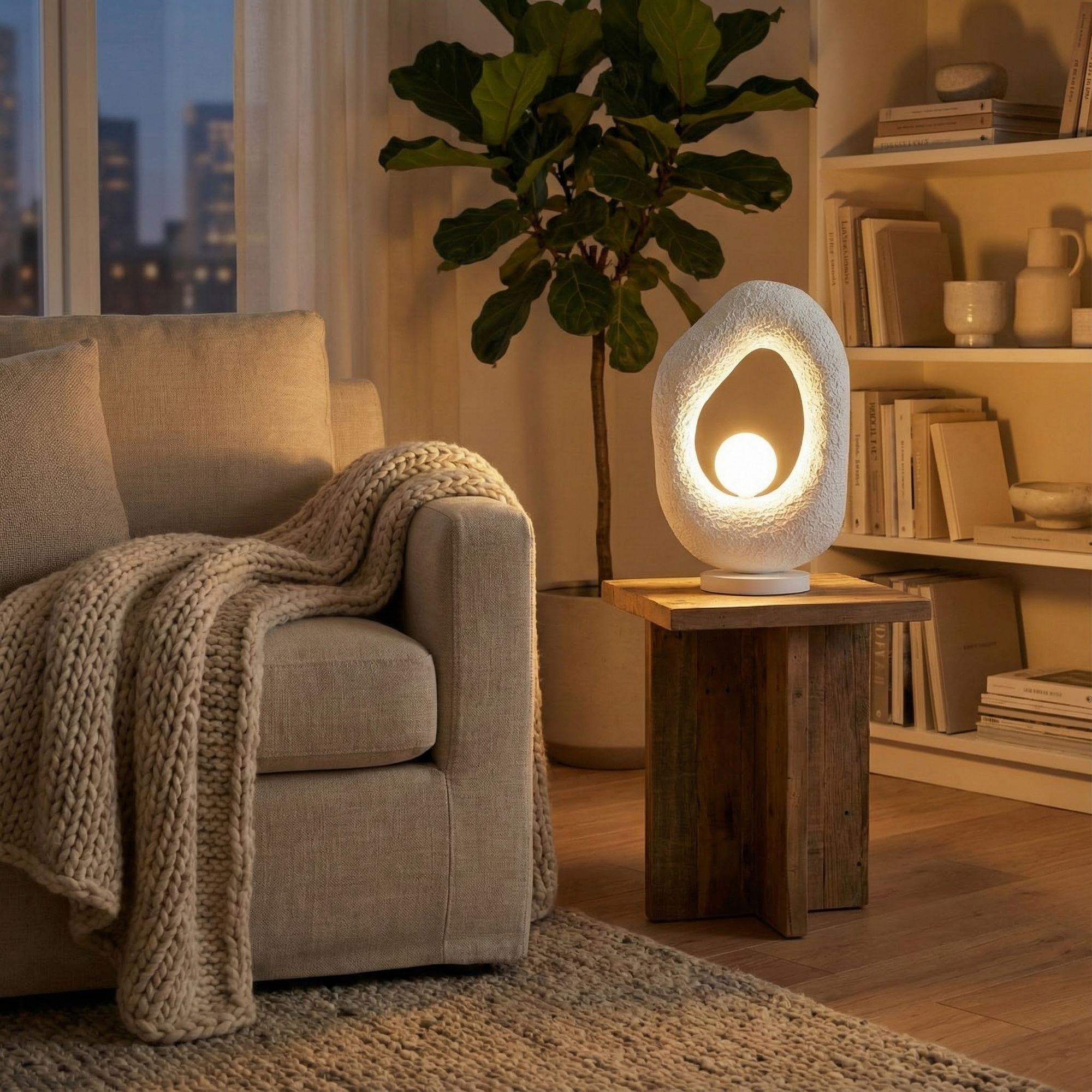 Vasli-Nua Table lamp White