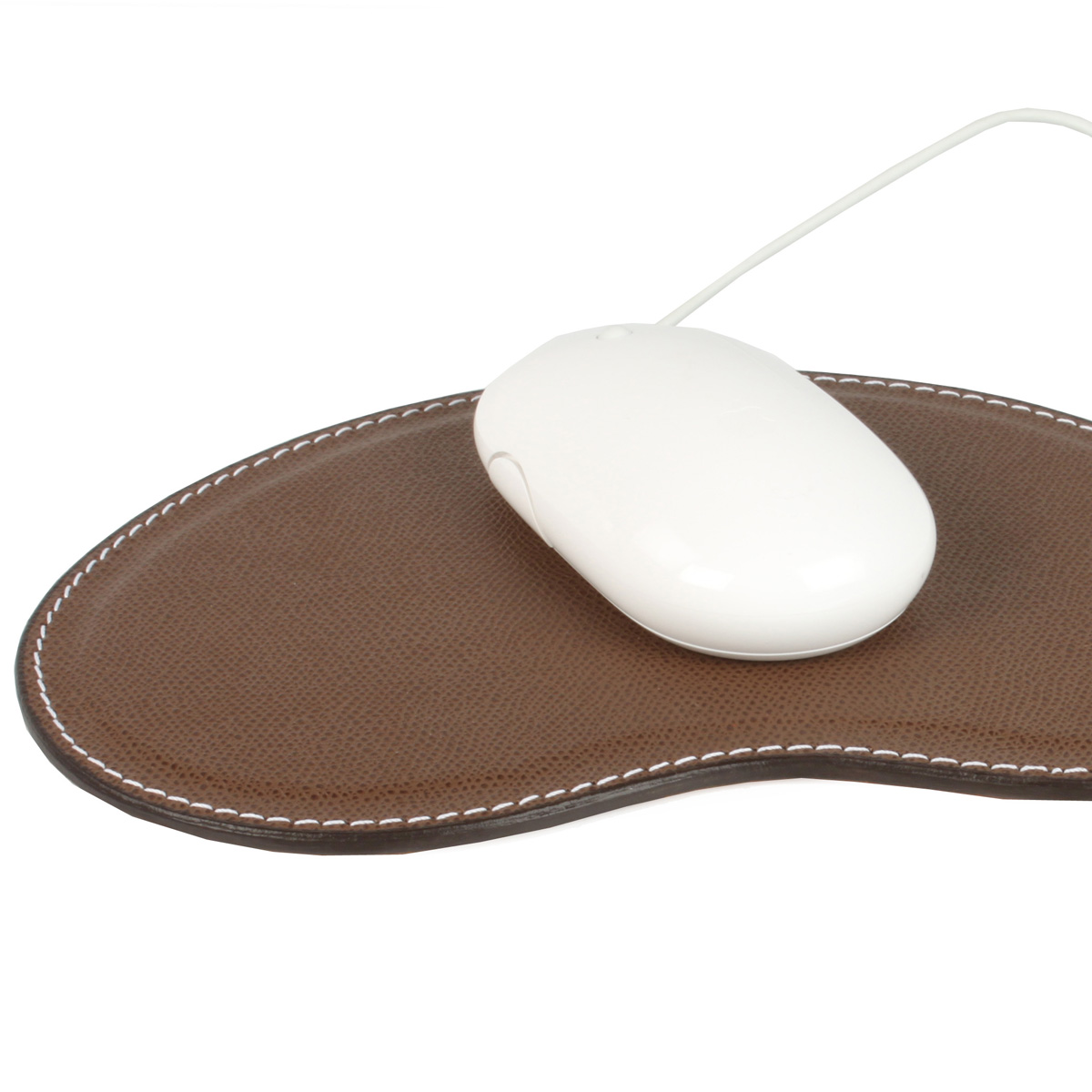 Mousepad Leder Braun