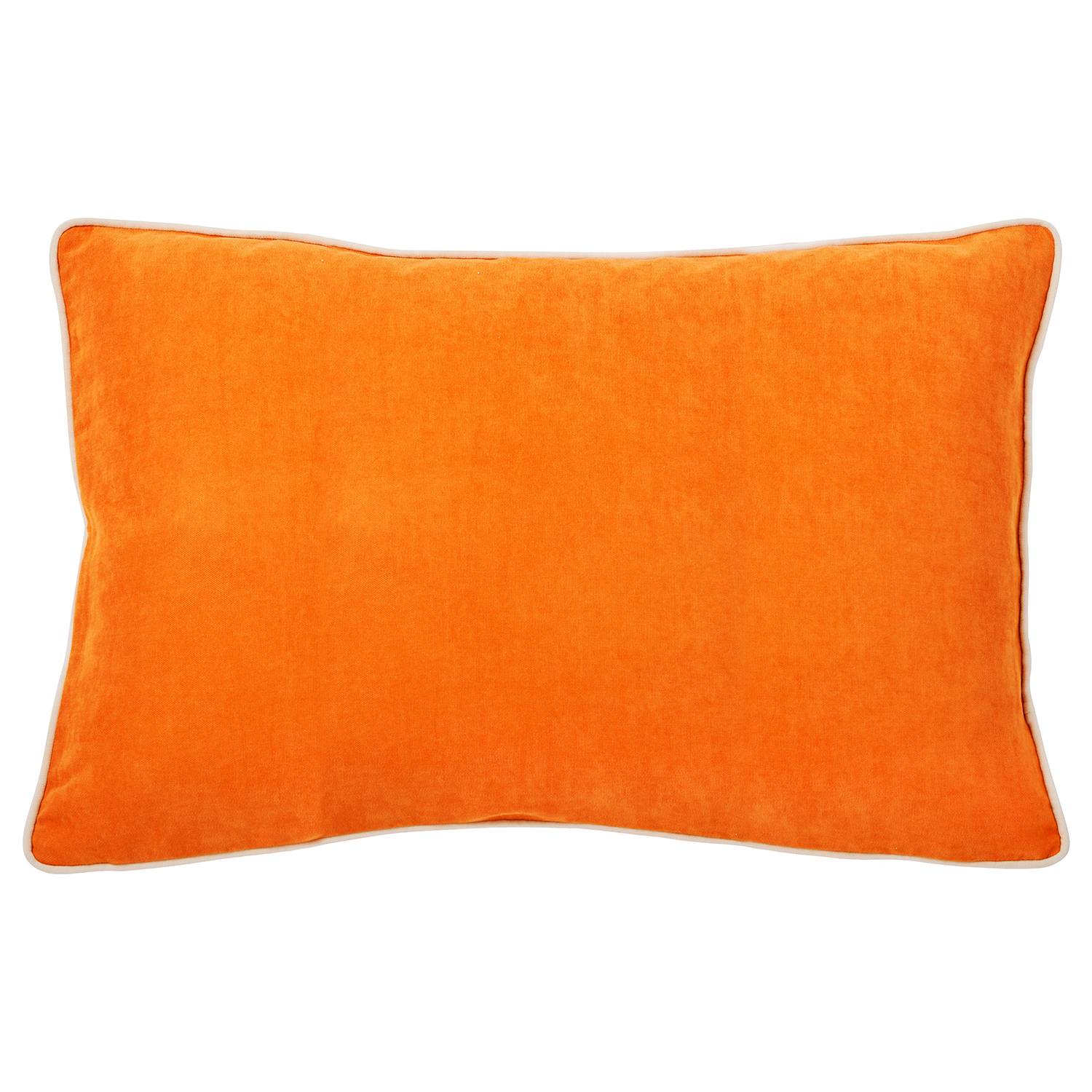 Kisssenhülle Joy Samt Orange 40 x 60 cm