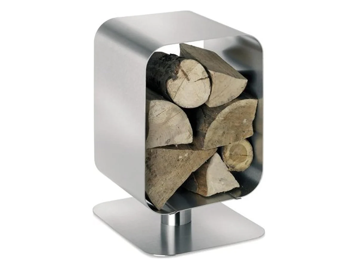 Bebop Holzablage Edelstahl Silber