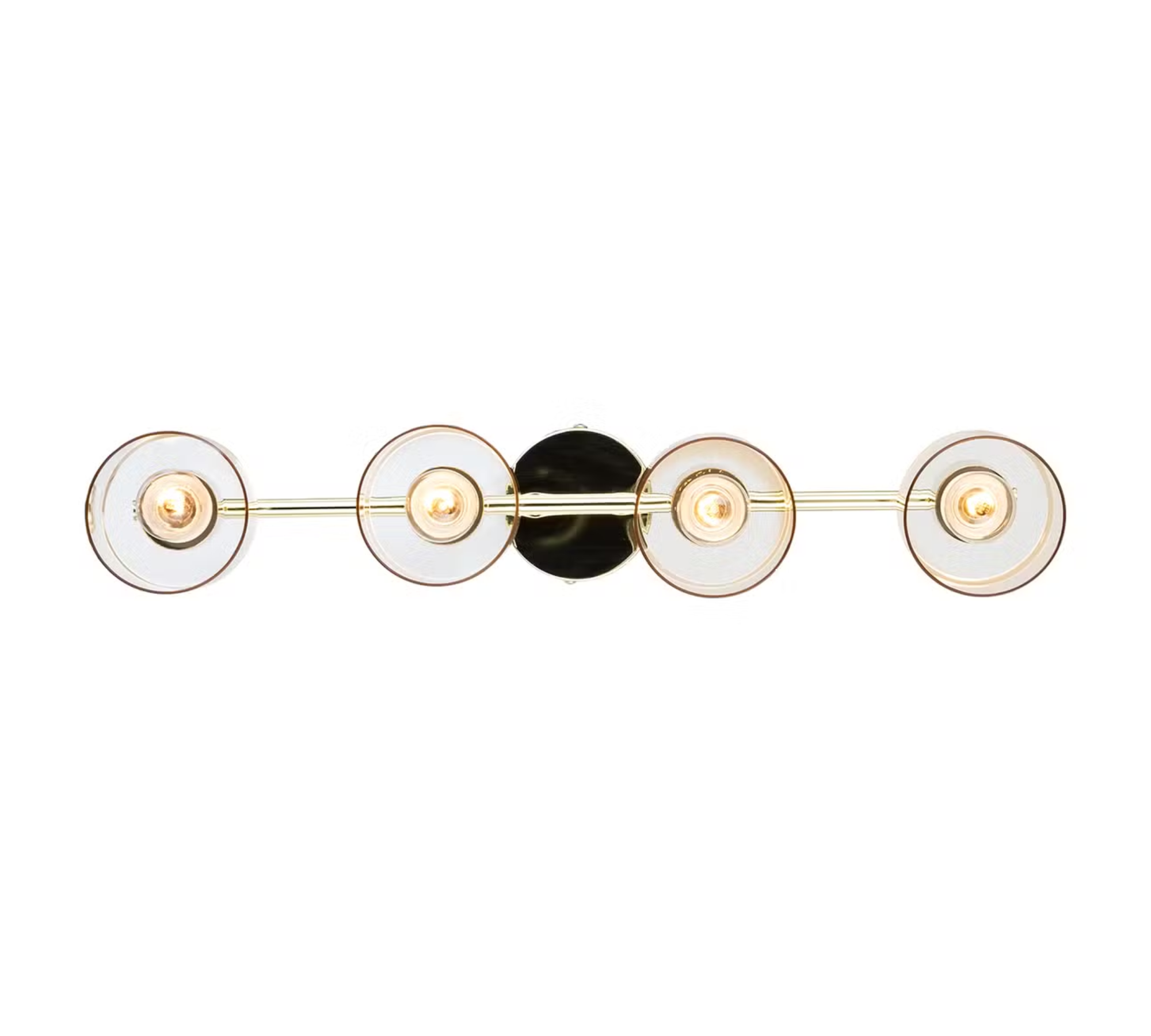 Ceiling light metal glass amber