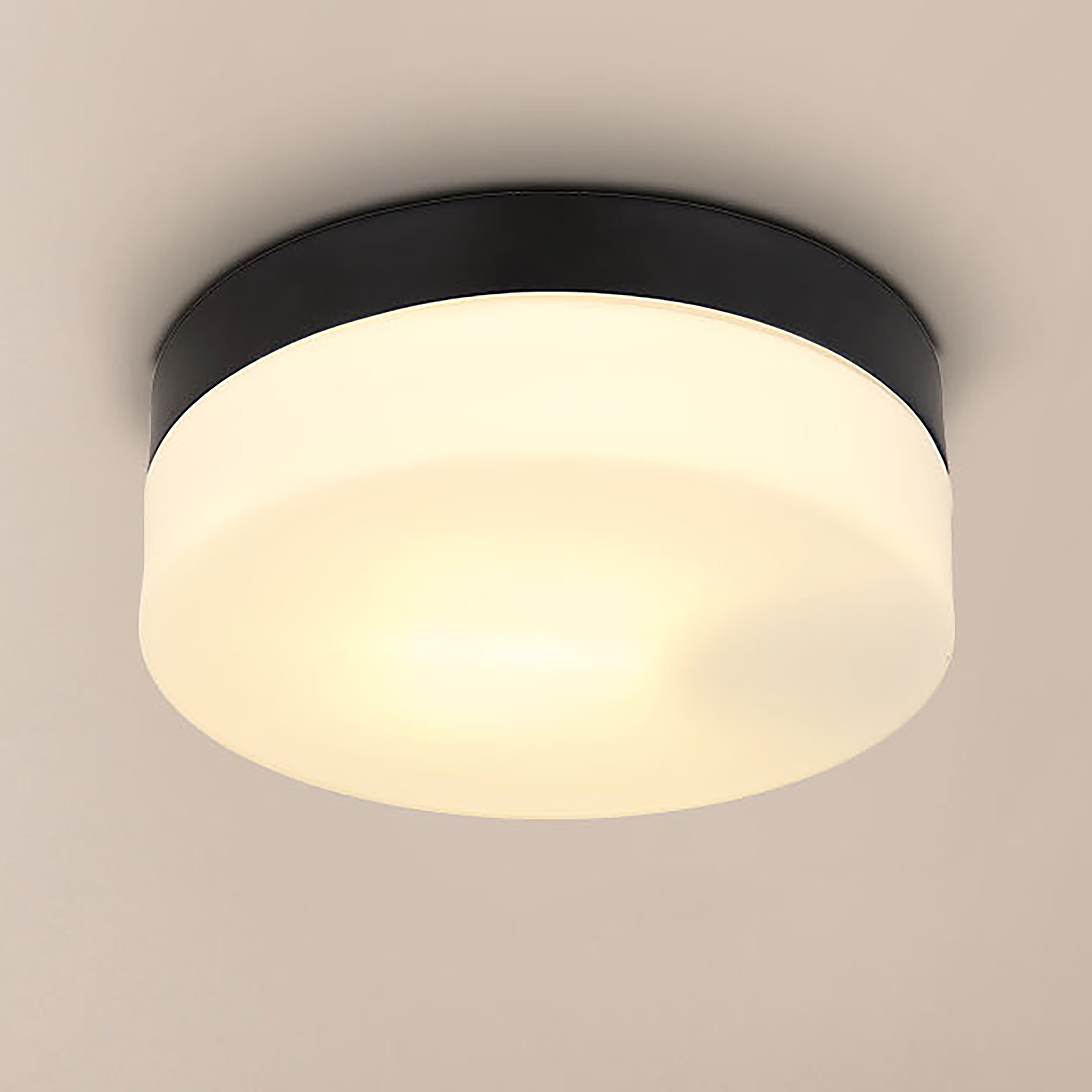 Ceiling Light Vranos 1-Light Aluminum Matte Black 18cm