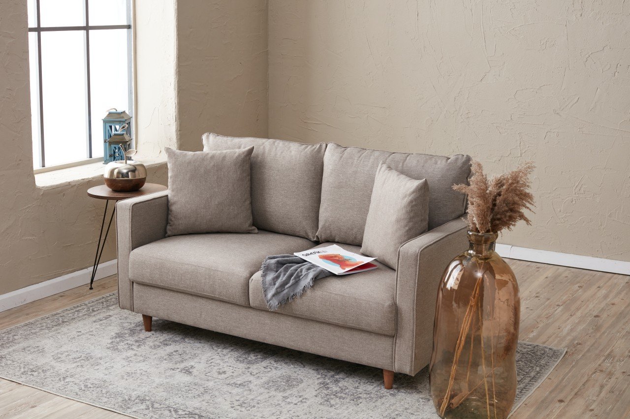 Eva Sofa 2-Sitzer Creme