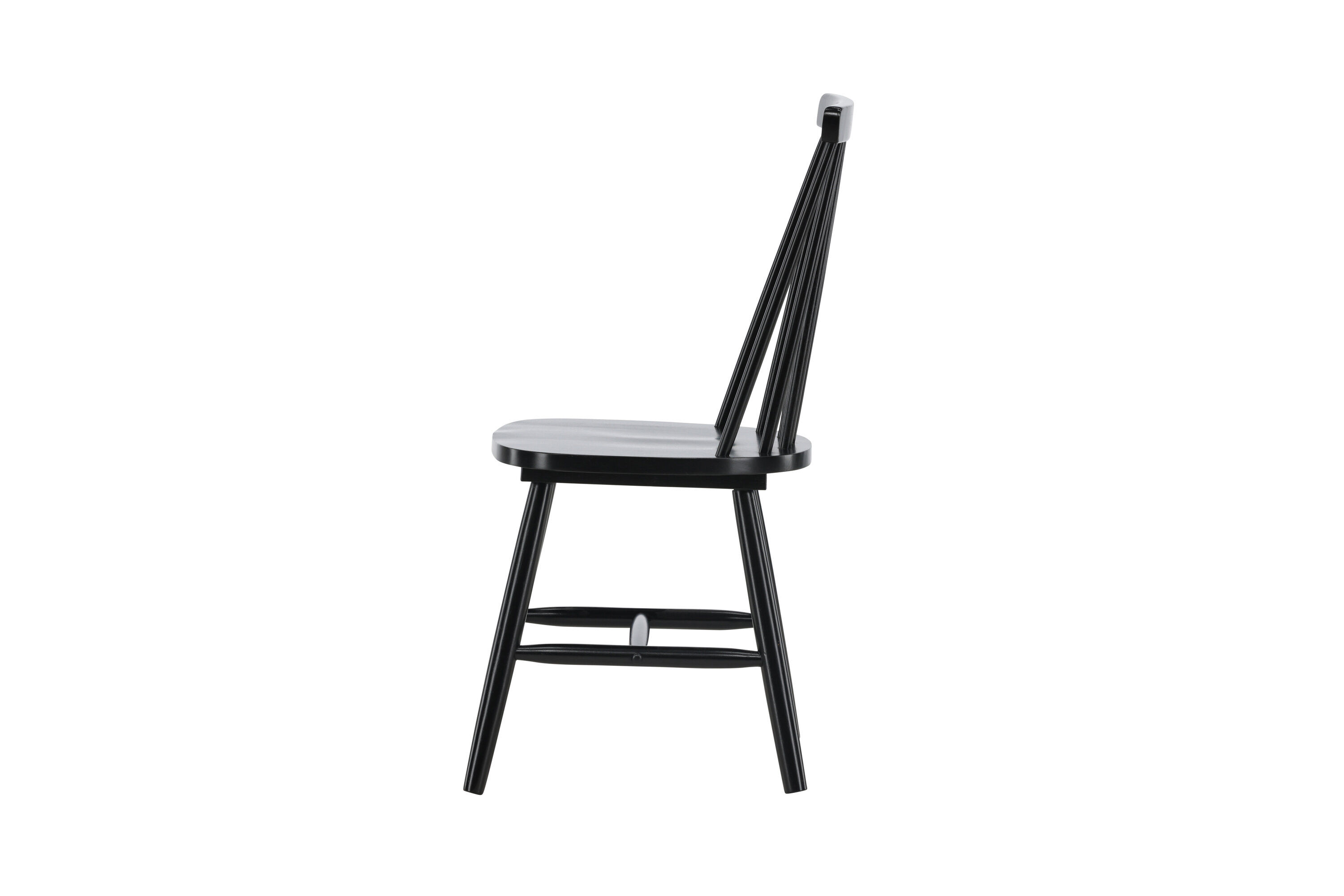 Lönneberga 2x Dining chair set Rubberwood Black