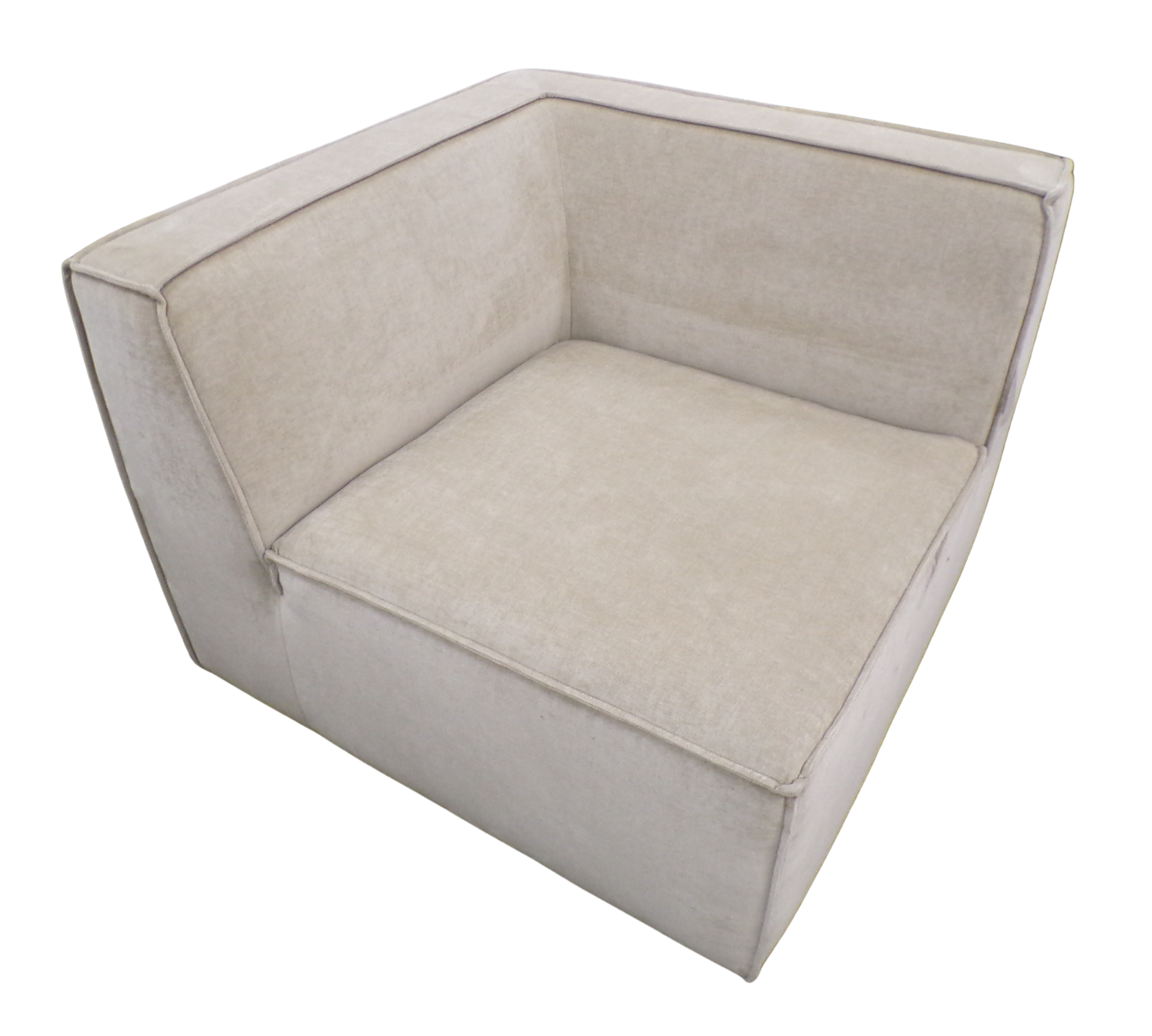 Dane 1-Sitzer Eckmodul Links Danny Cream