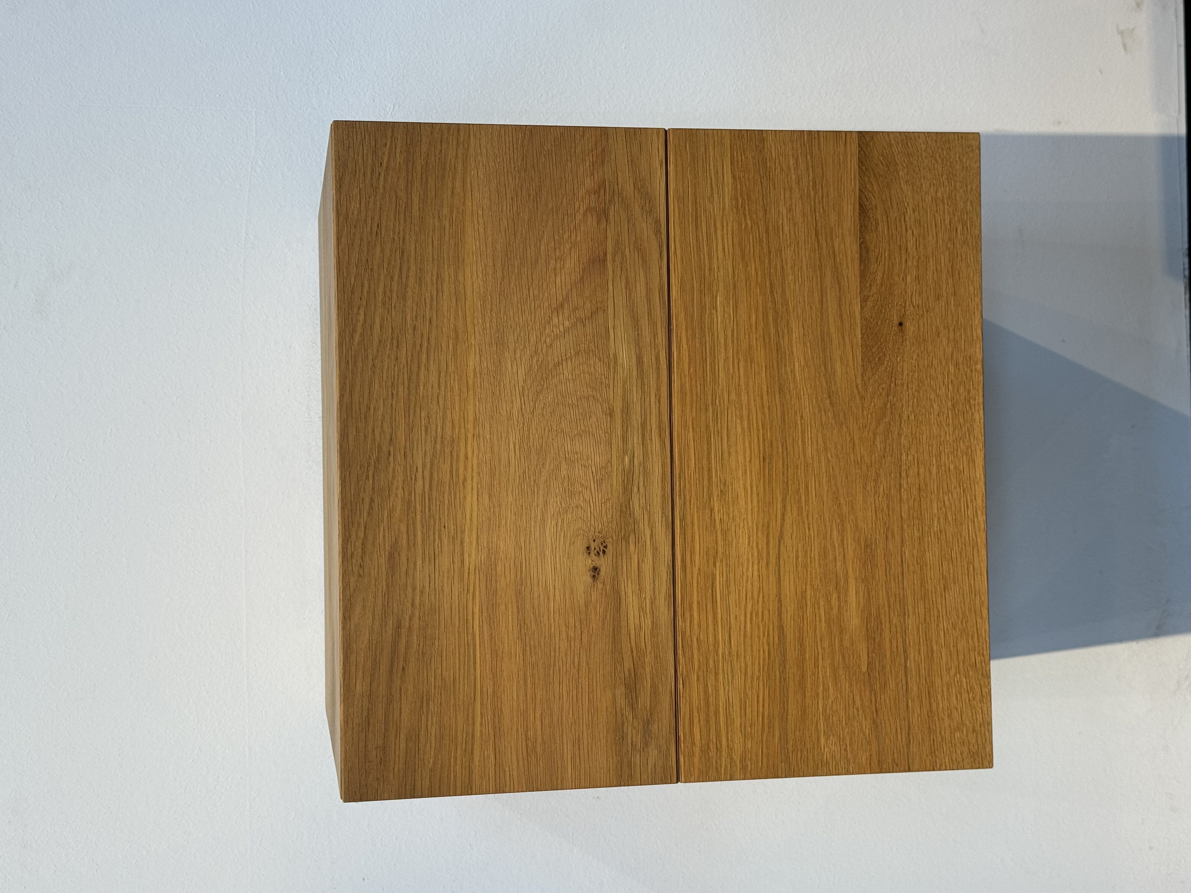 Araq Barschrank Edelstahl Eiche Braun