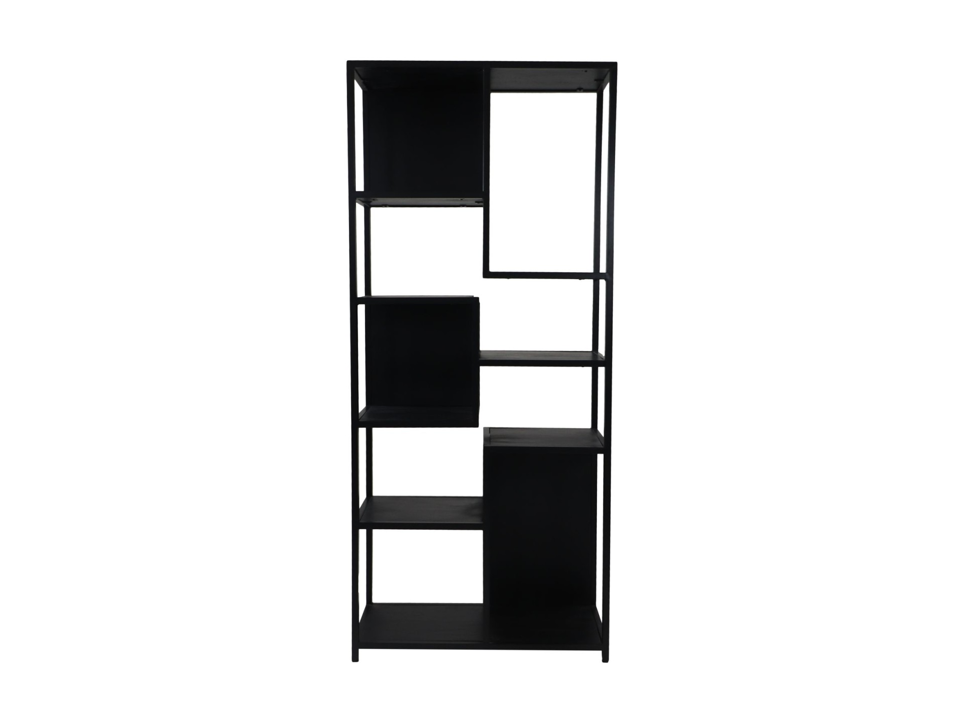 Levels Regal Mangoholz Metall Schwarz
