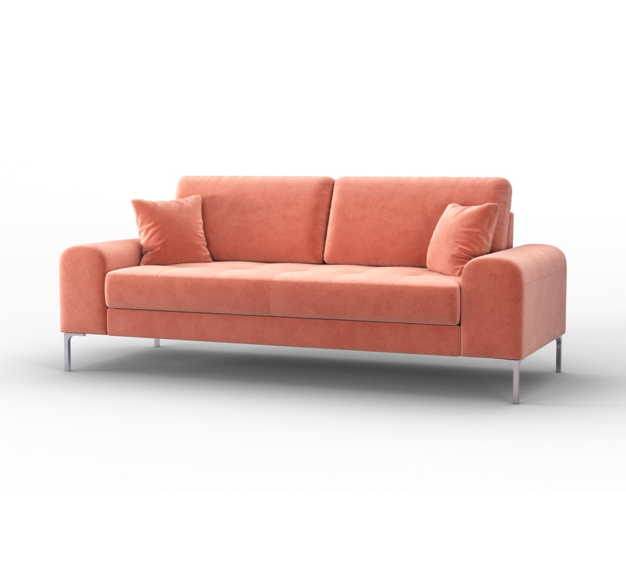 Rime Sofa 2-Sitzer Korall EU Produktion Öko-Tex 