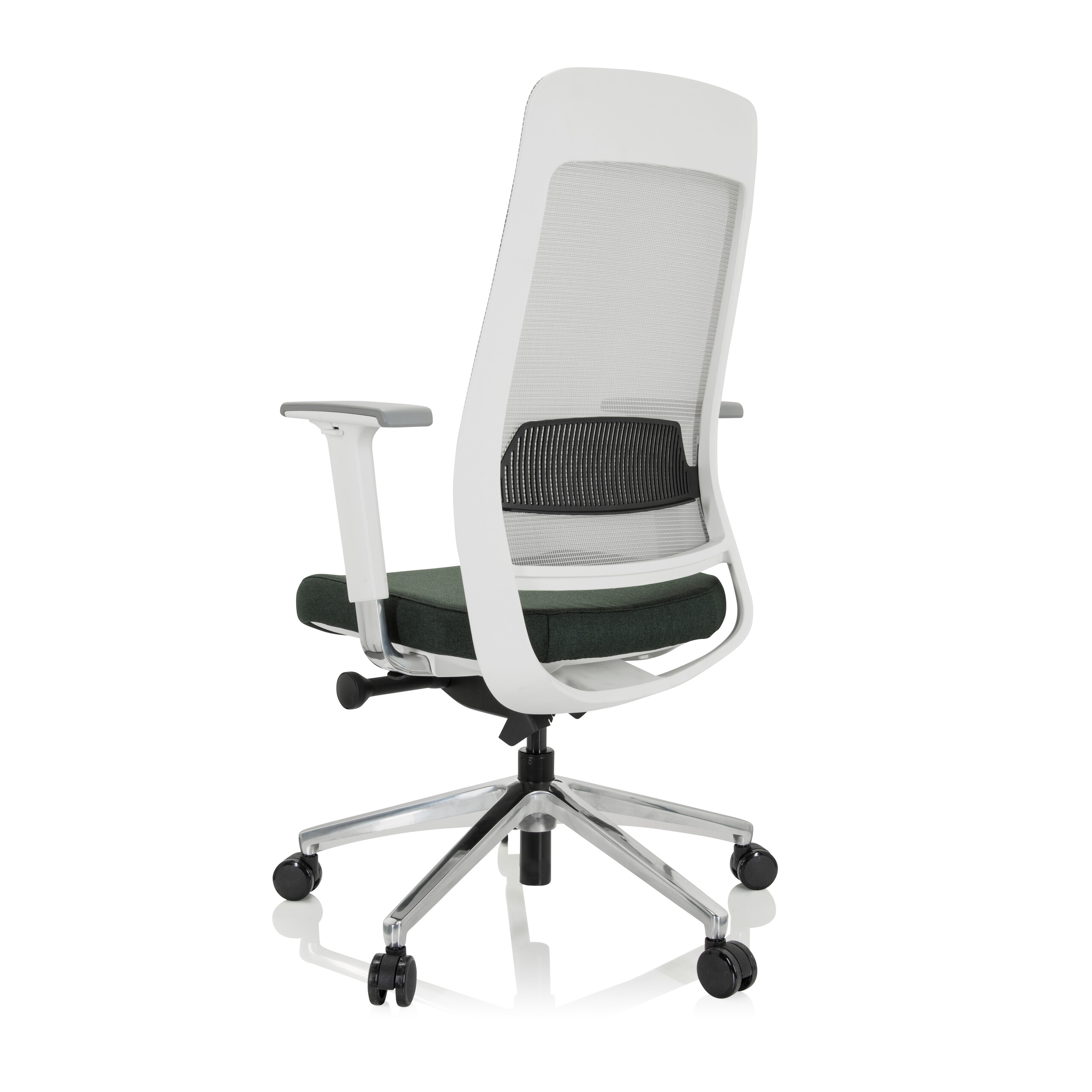 CHIARO T2 WHITE Bürostuhl Netzstoff Grau