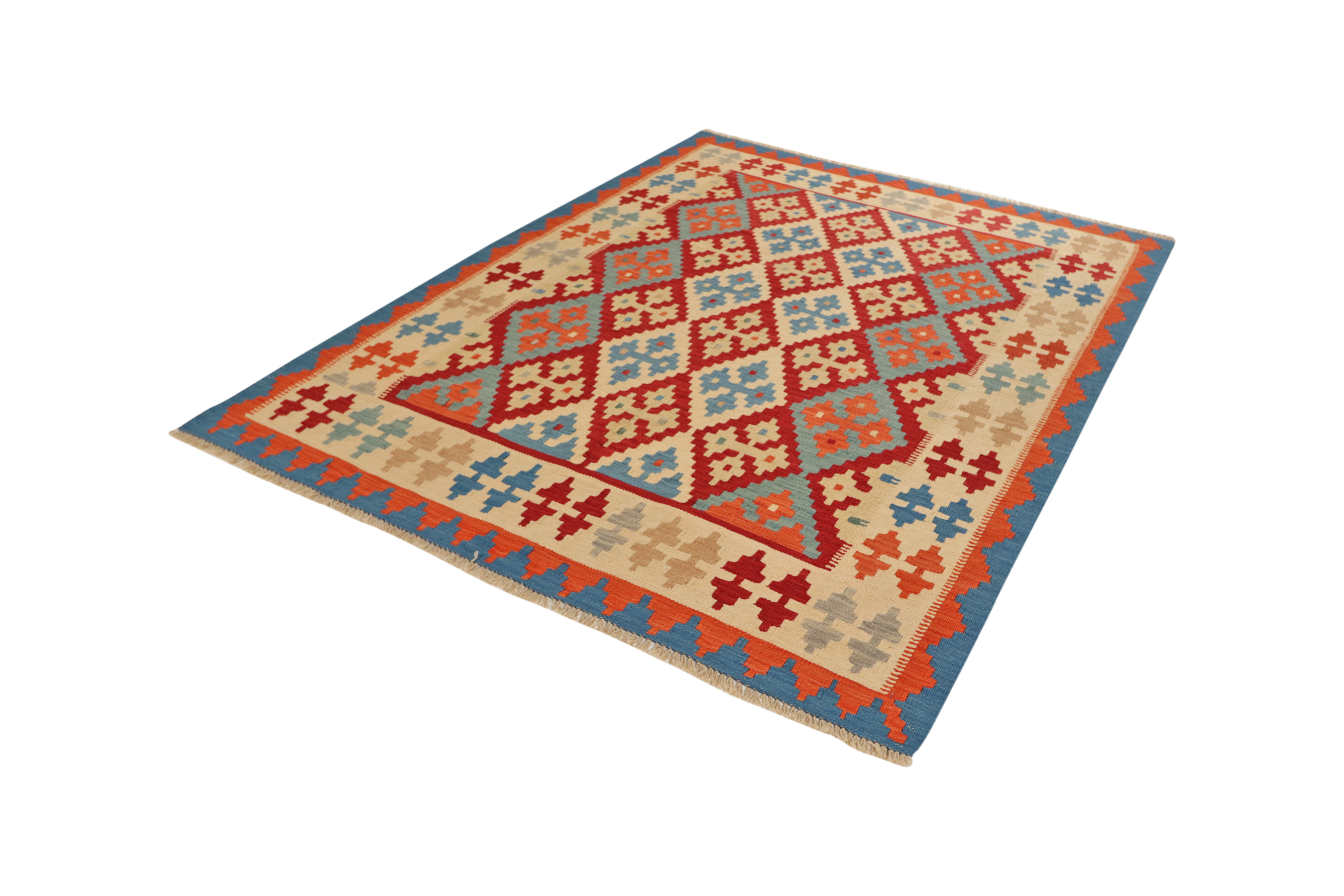 Kilim Gashgai Teppich Wolle Mehrfarbig
