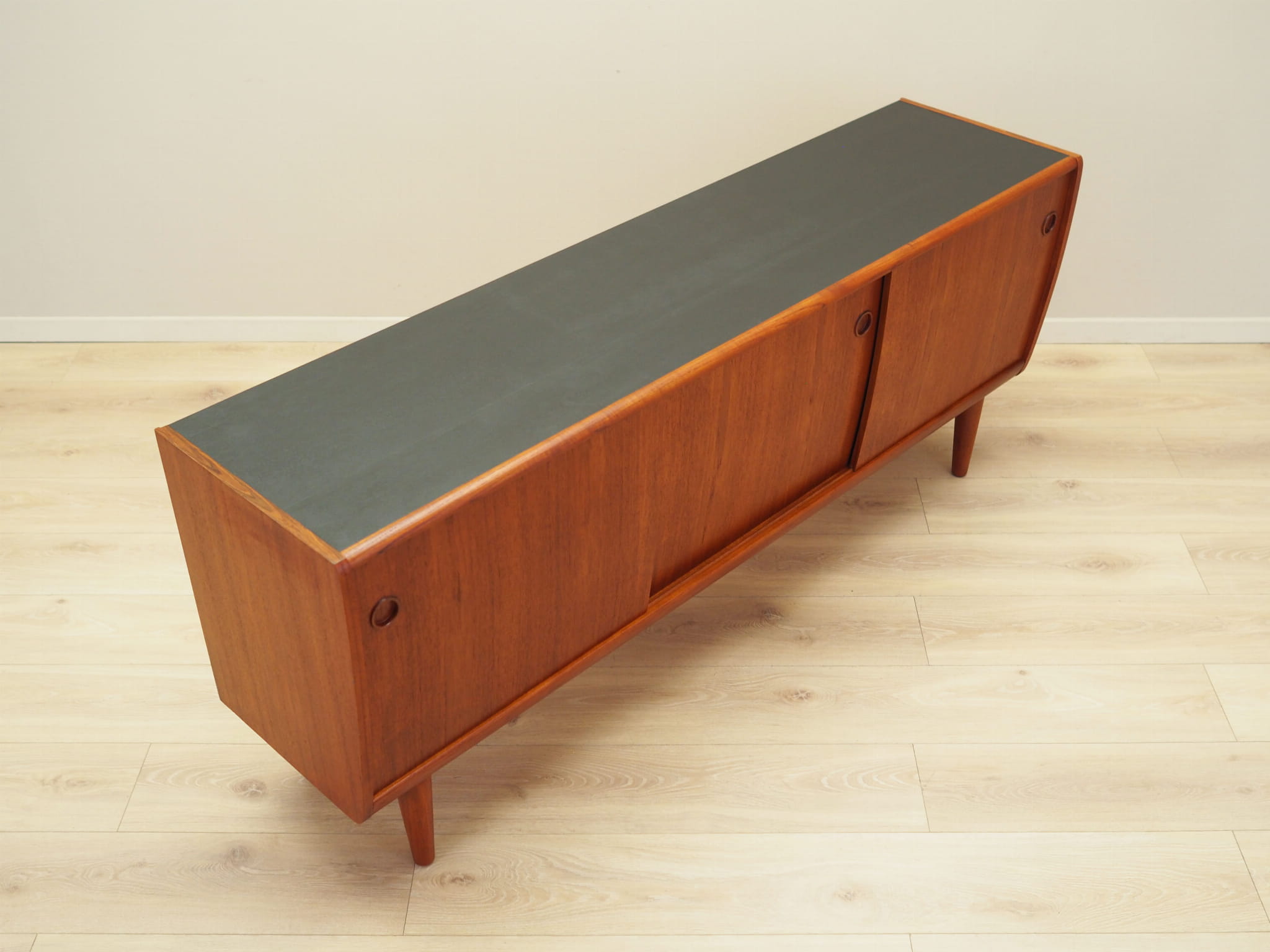 Vintage Sideboard Teakholz Braun 1970er Jahre