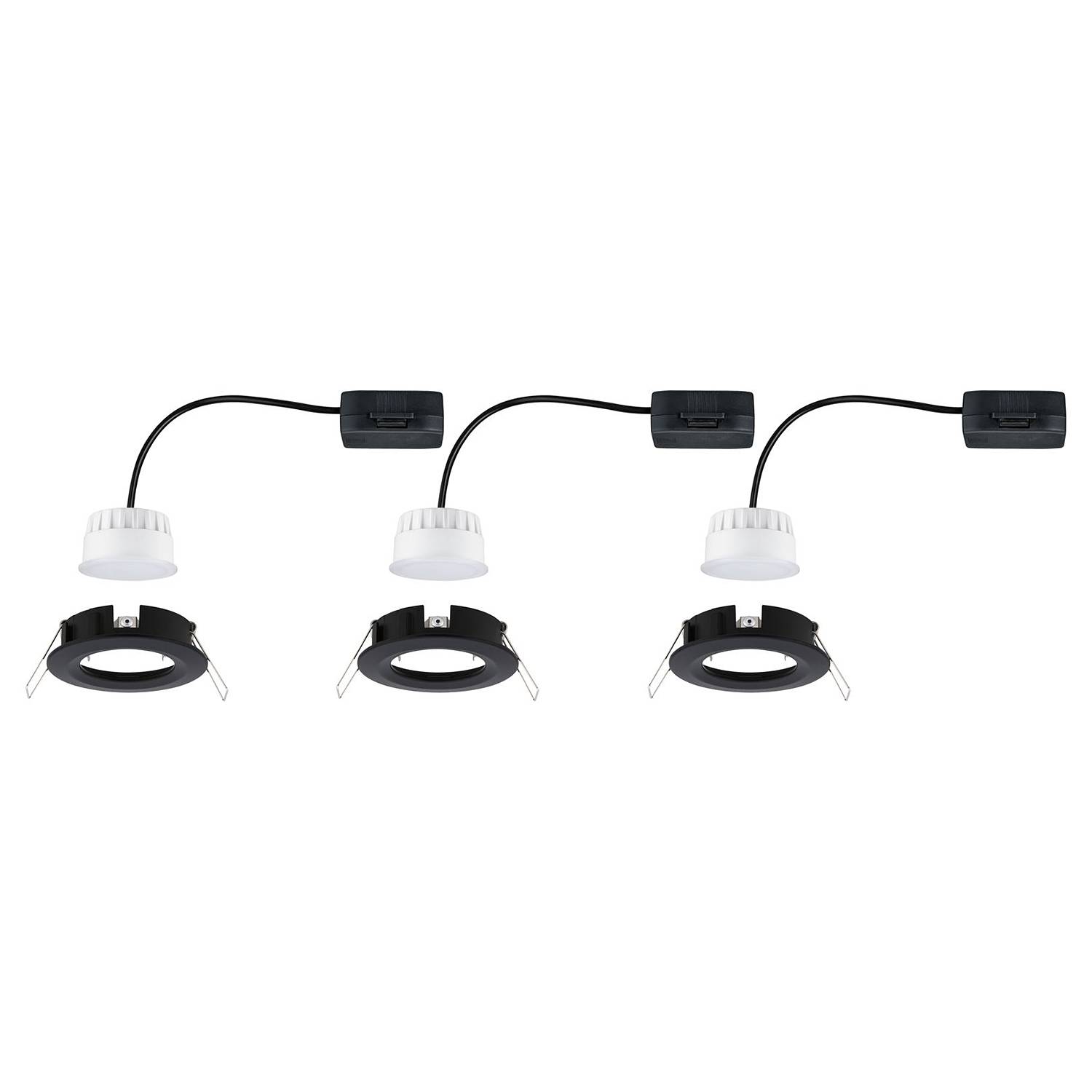 LED-Einbauleuchte Nova IV Schwarz