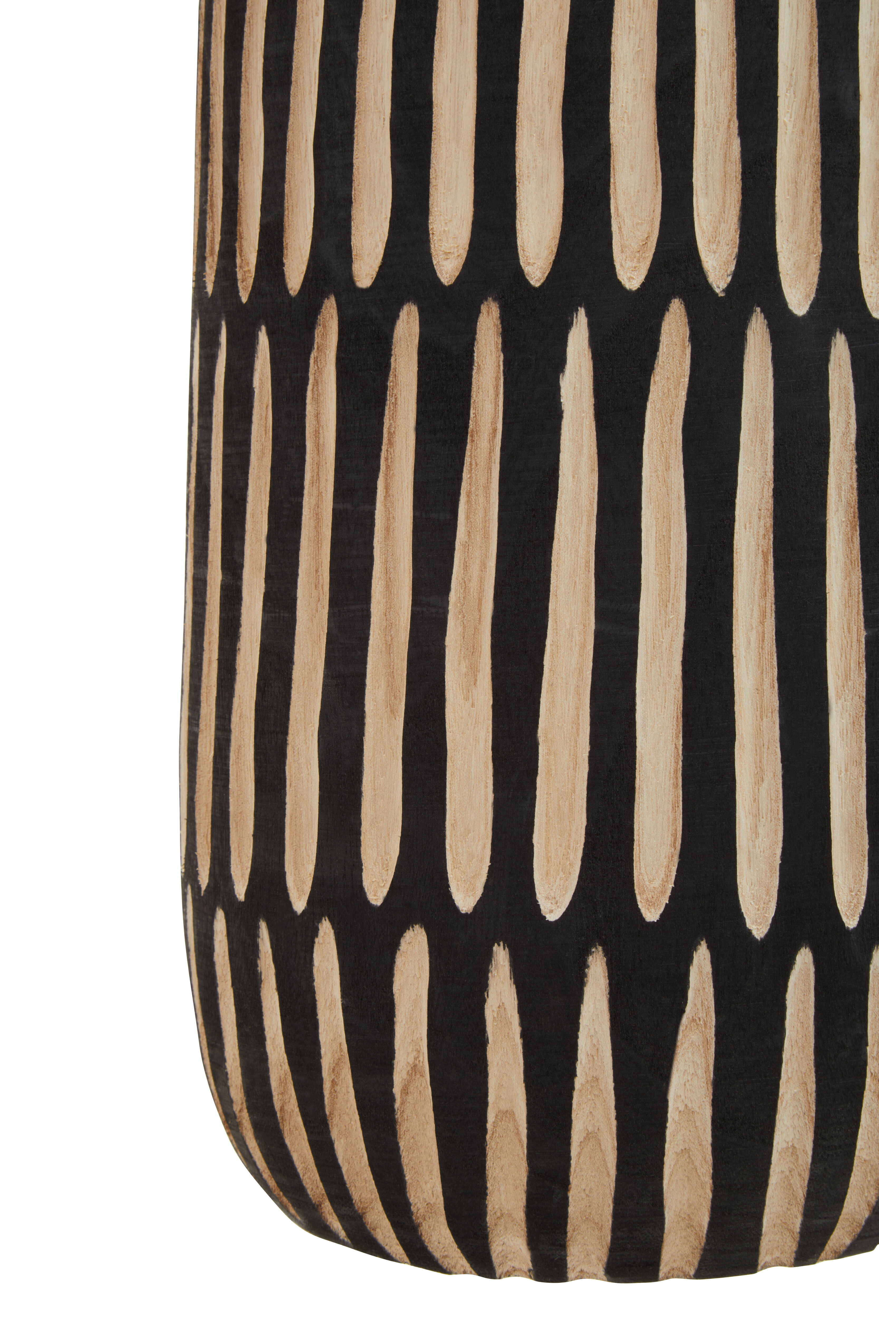 Arlo Große Natur und Schwarze Holzvase
