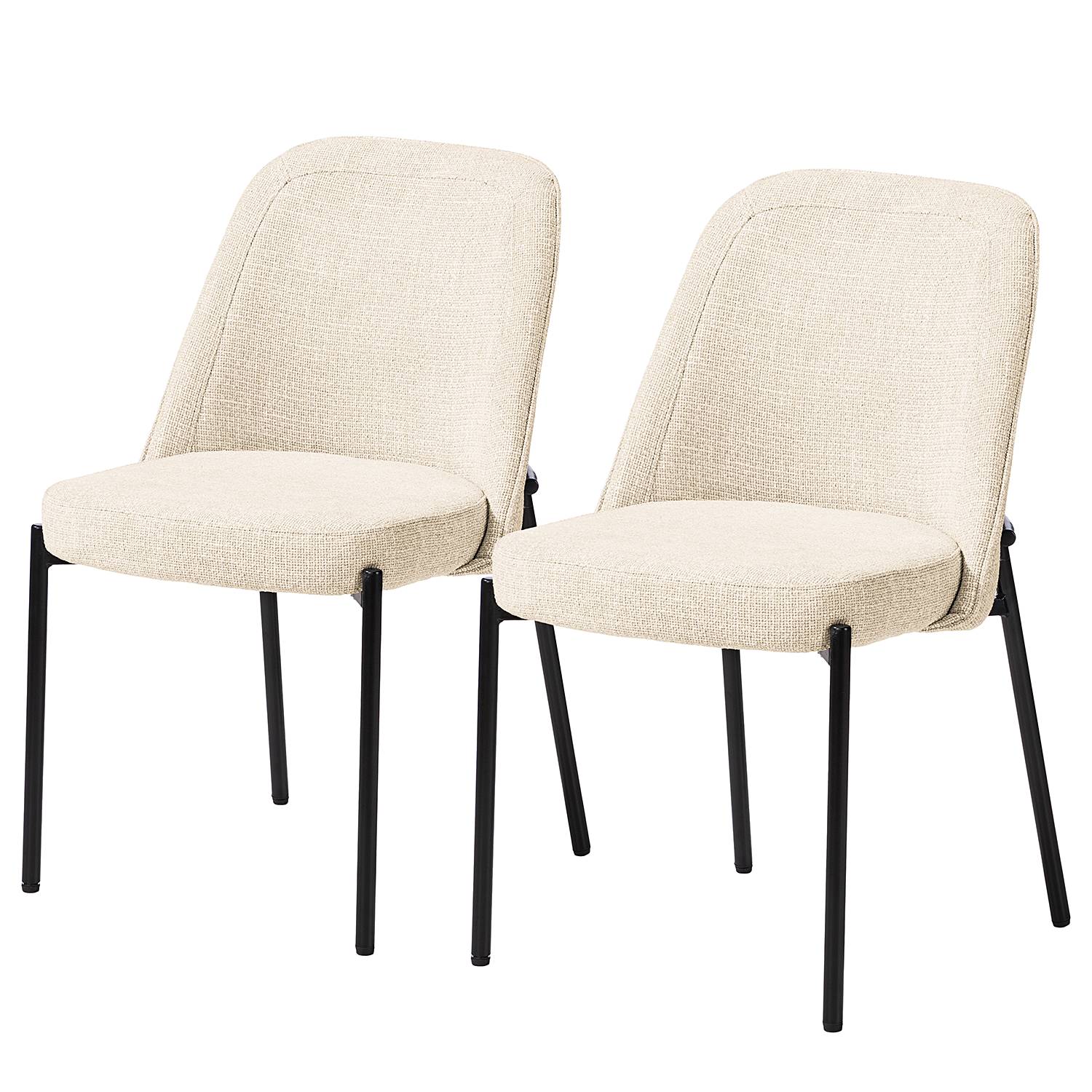 Littlecott Esszimmerstuhl Textil Creme