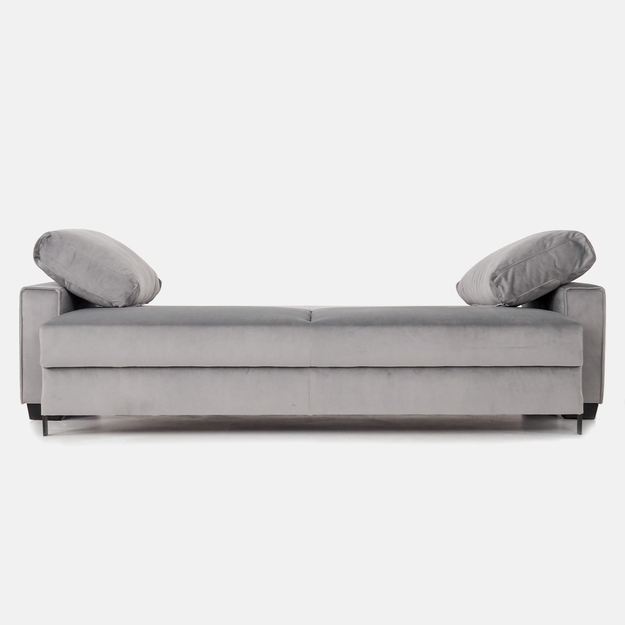 Rejkiavik Sofa 3-Sitzer Velour Silber