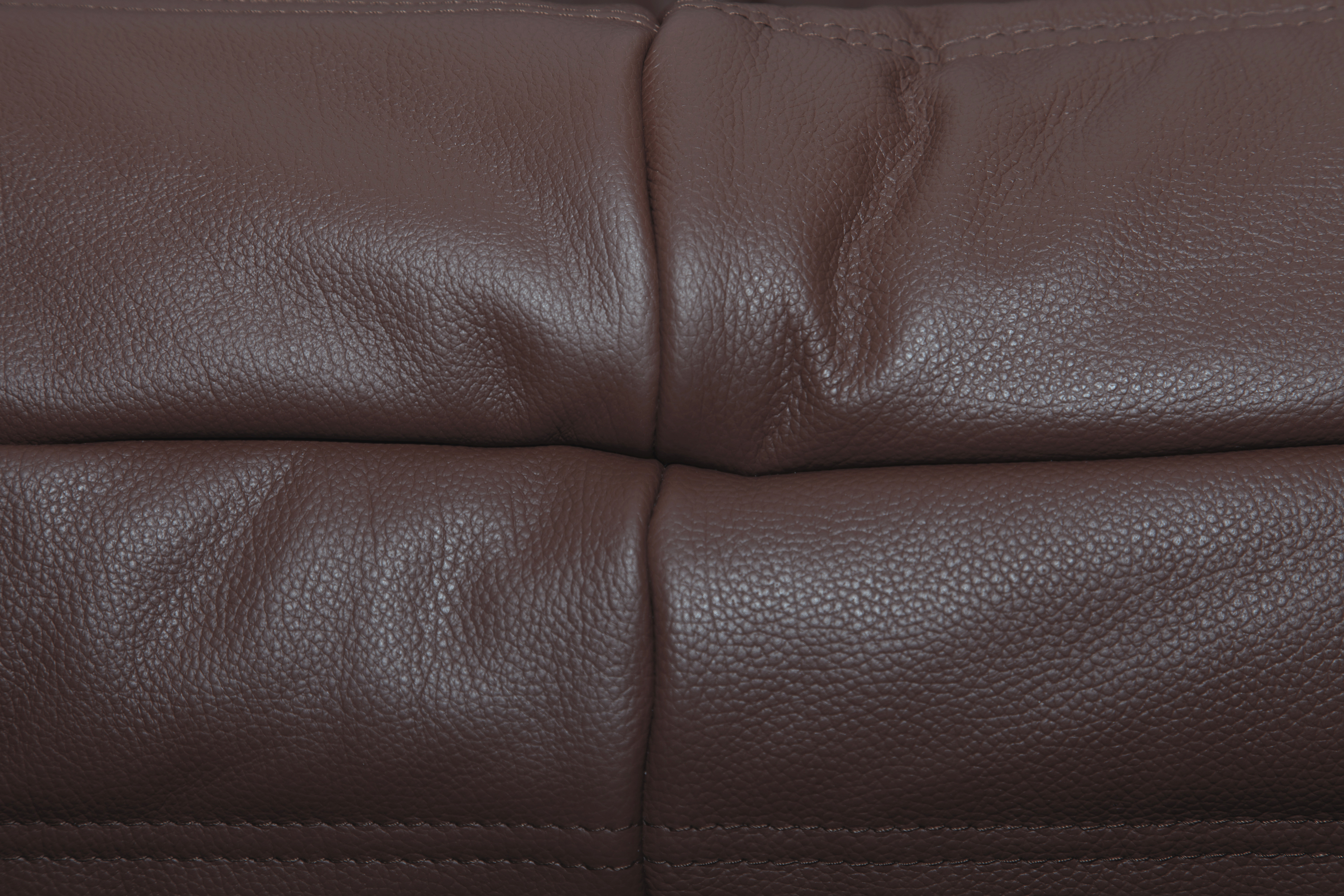Togo Sofa 3-Sitzer, Ecksofa & Sessel Madras-Leder Braun