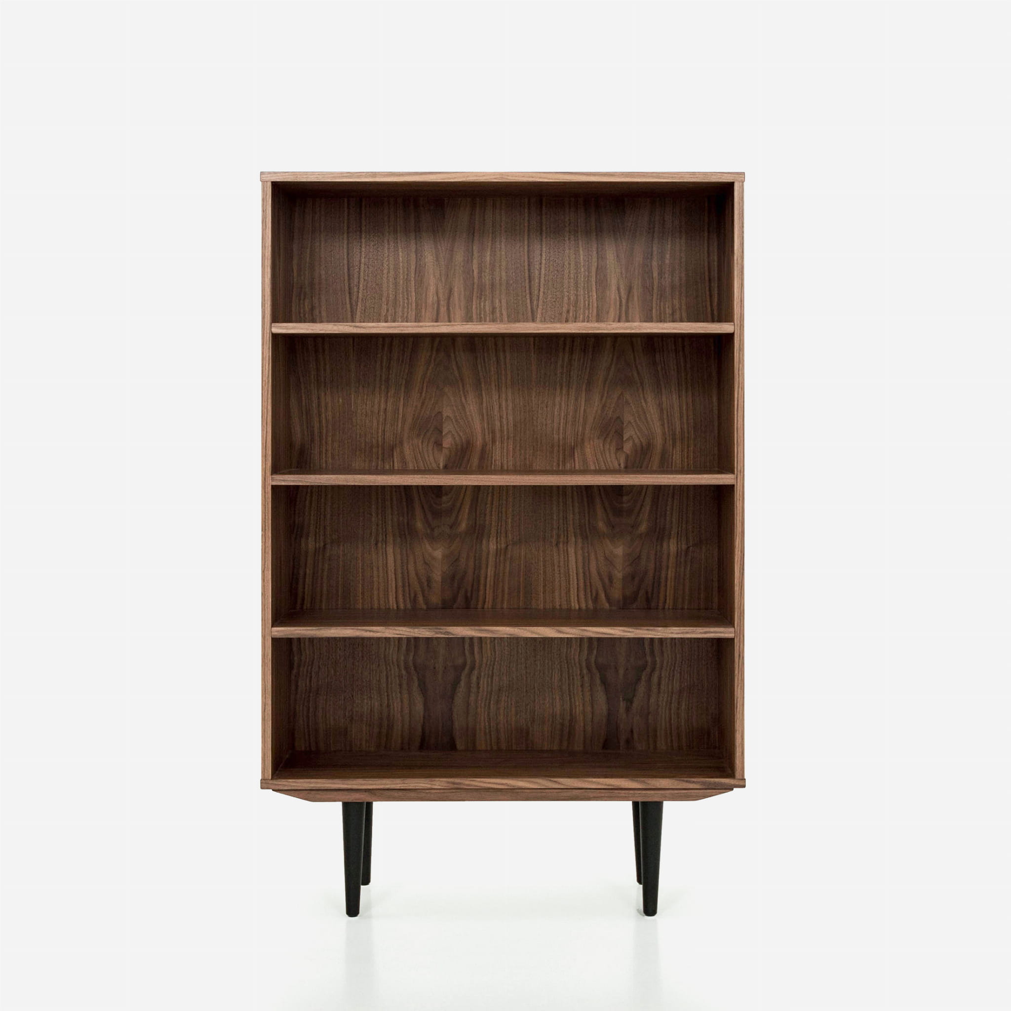 Bücherregal Amerikanisches Nussbaumholz Optik Braun