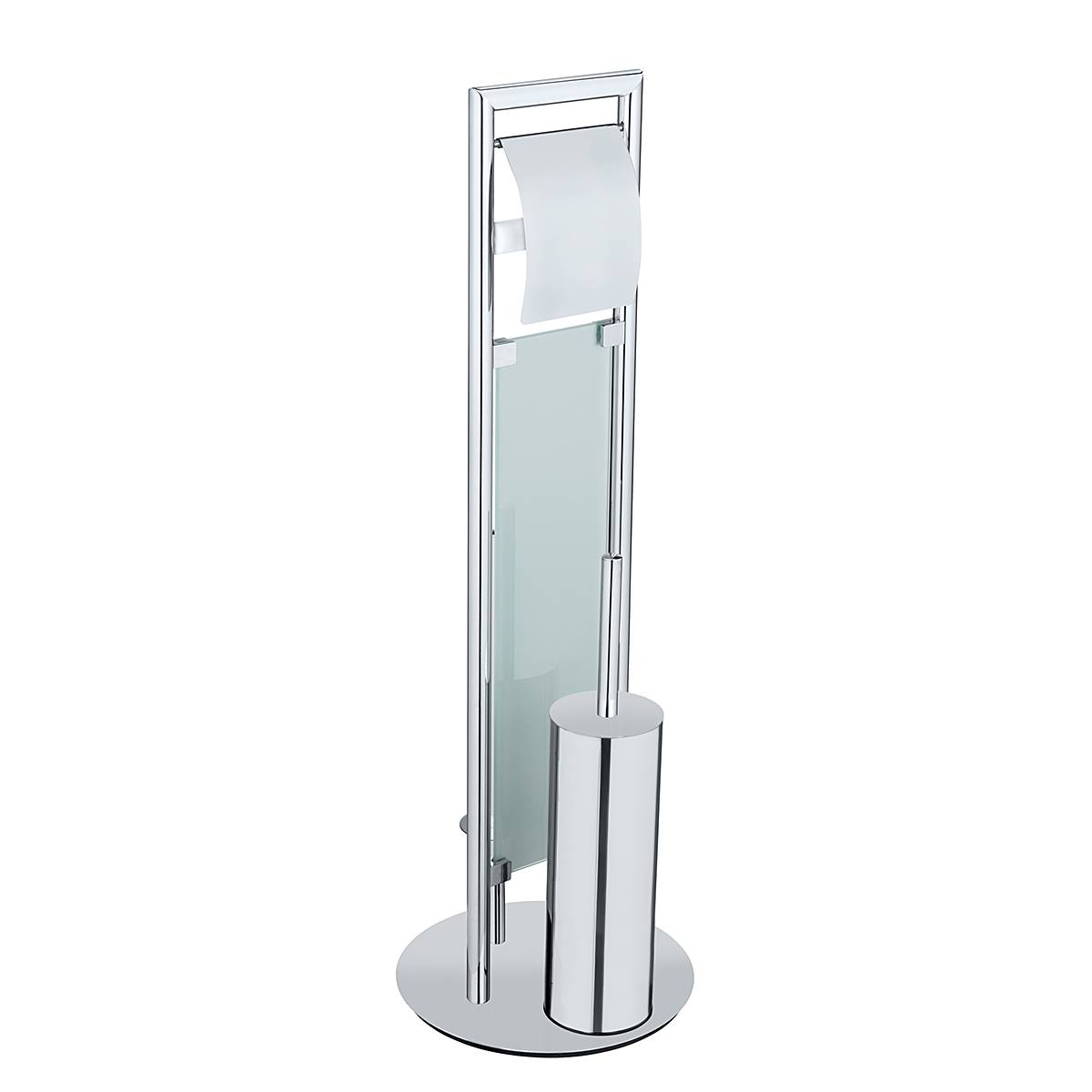 WC-Garnitur Sulmona Edelstahl Silber