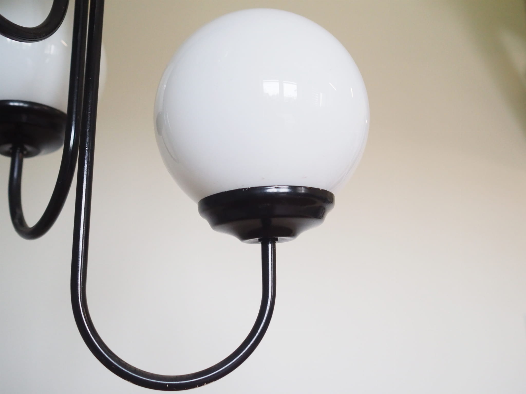 Vintage Pendant Lamp Glass Multicolored 1990s
