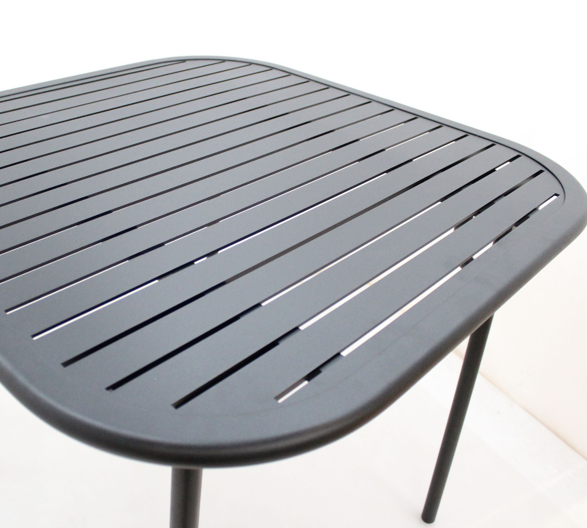 Week-End Gartentisch 85x85cm Schwarz