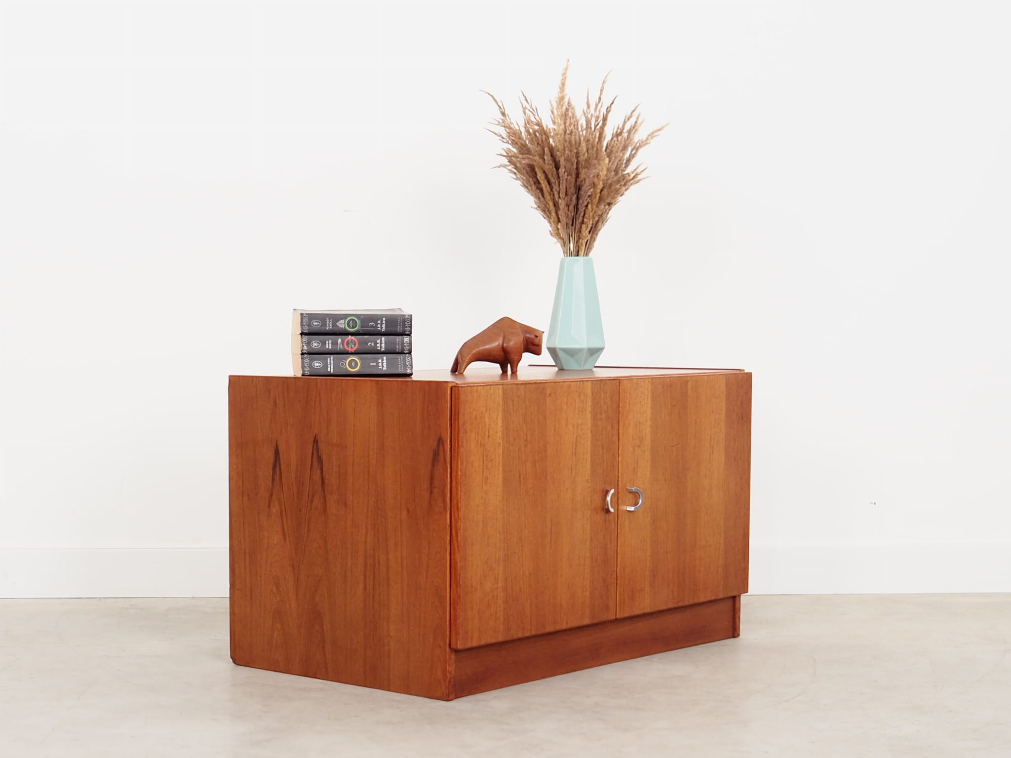 Vintage Schrank Teakholz Braun 1970er Jahre