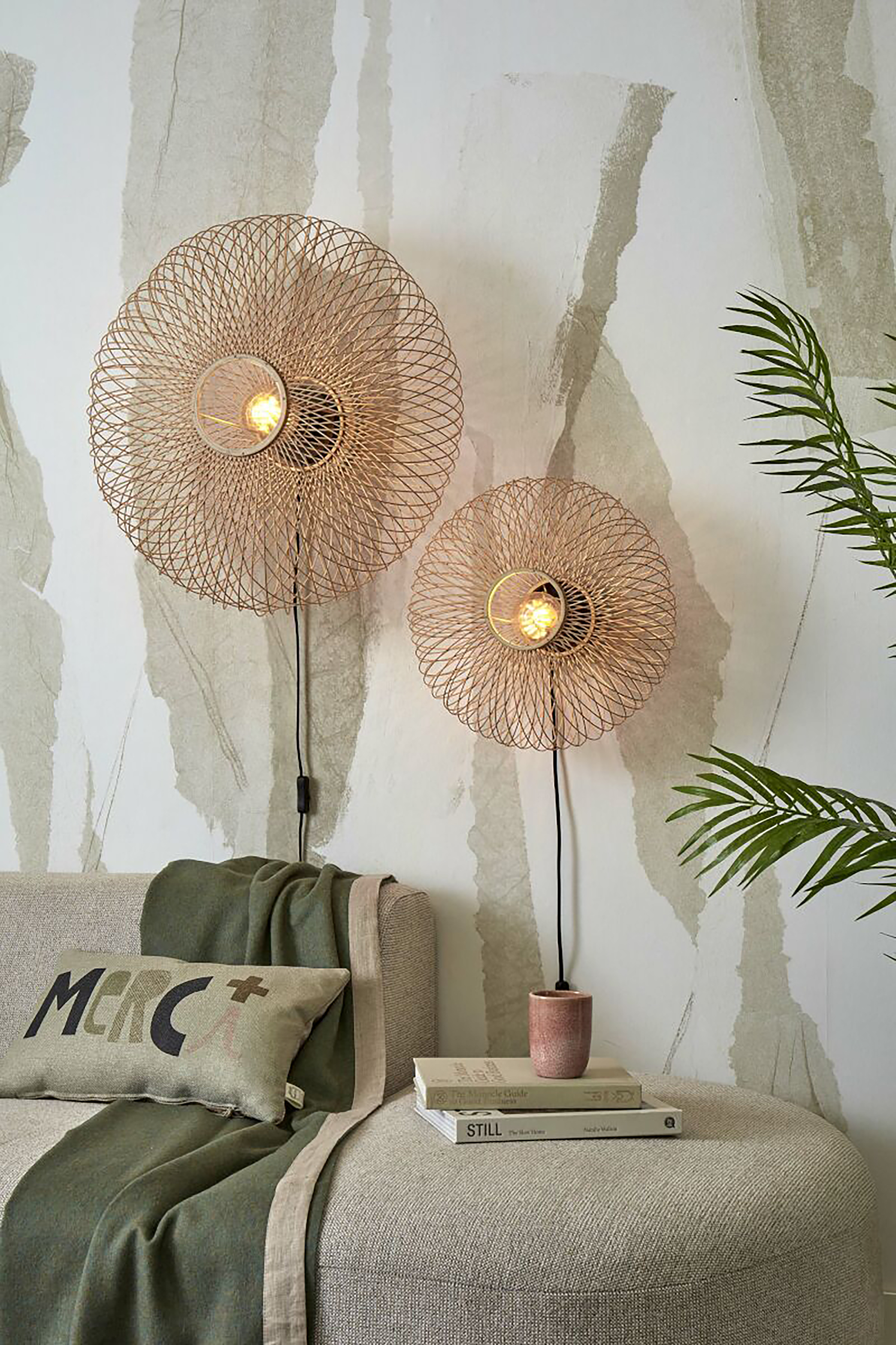 Cango Wall Lamp Bamboo Beige