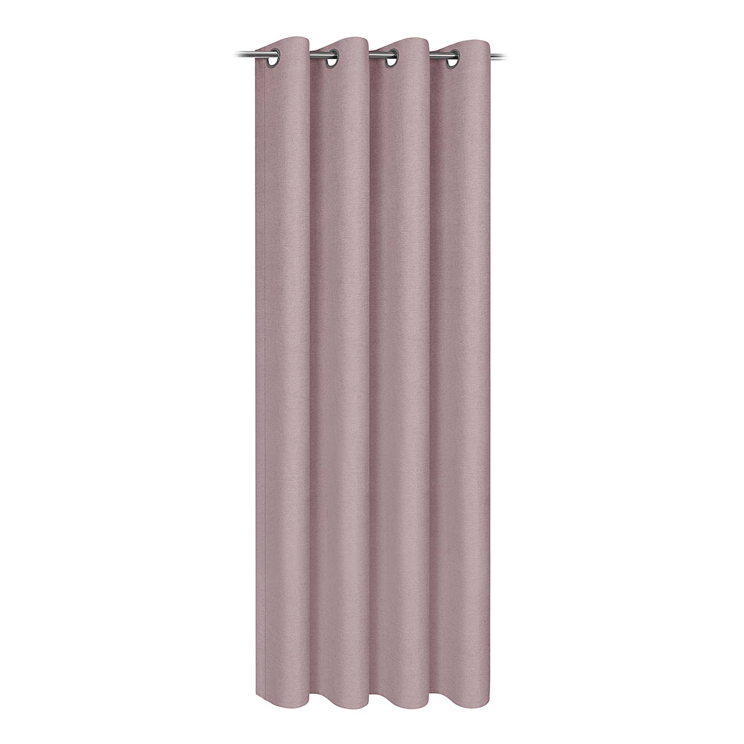Eyelet Curtain Ausri Polyester Pink